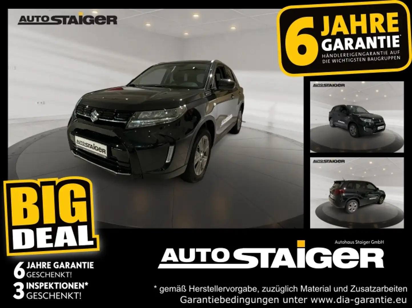 Suzuki Vitara 1.4 Boosterjet Comfort Rückfahrk. Carplay. Negru - 1