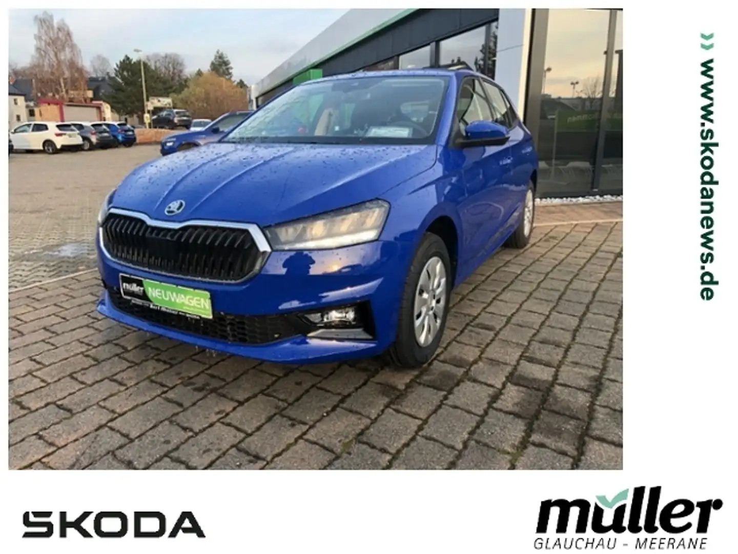 Skoda Fabia Essence Klima SHZ PDC DAB Blau - 1