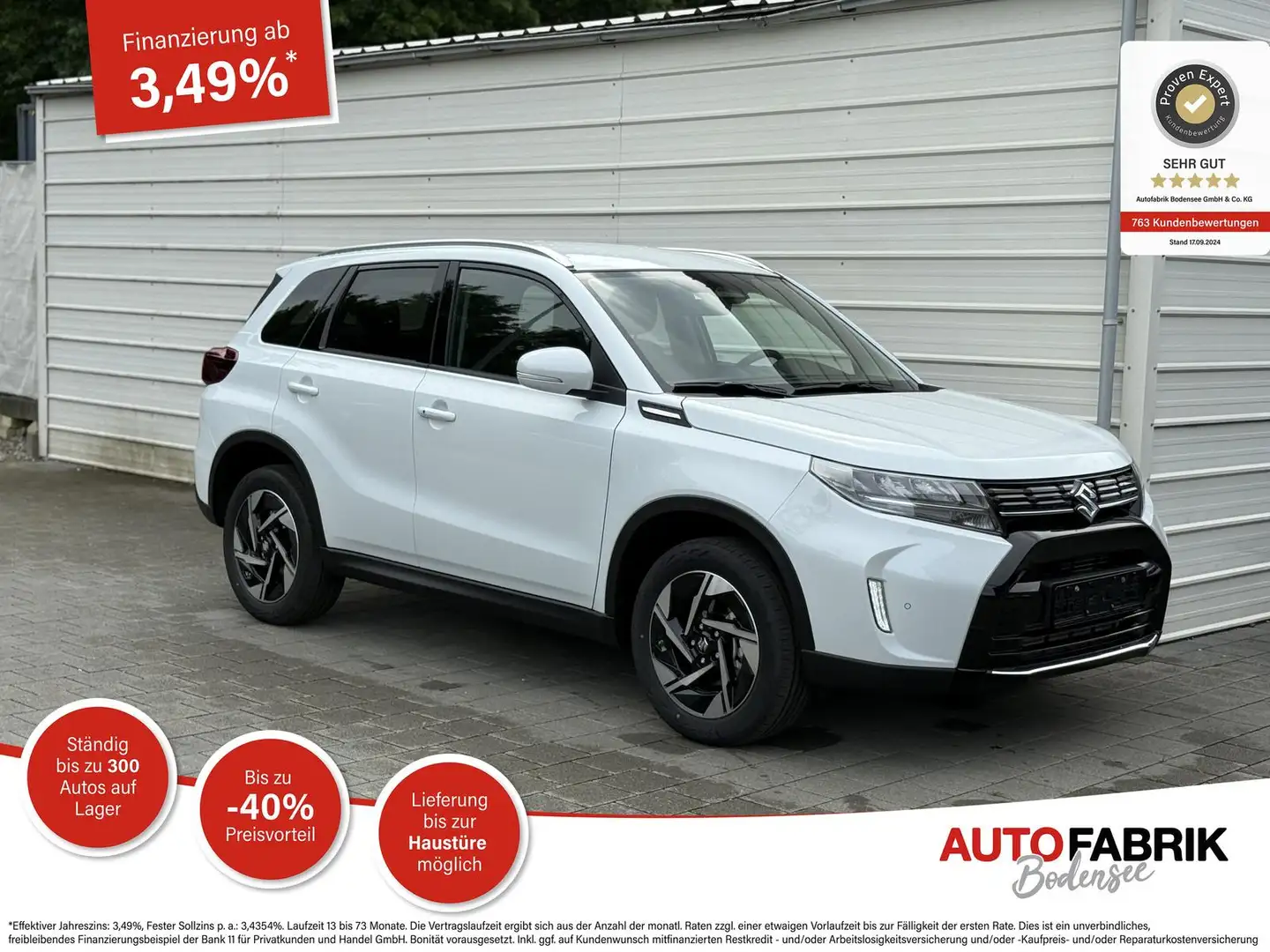Suzuki Vitara Comfort+ 1.4 MHEV *LEDER*NAVI*SHZ*Kamera Blanc - 1