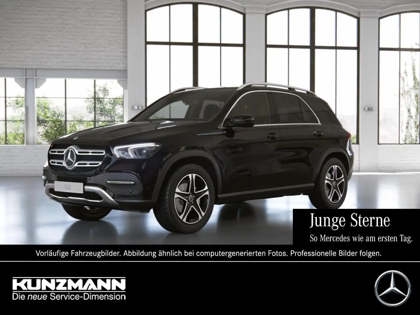 Mercedes-Benz GLE 300 d 4M MBUX Navi Totwinkel HUD 360° Schwarz - 1