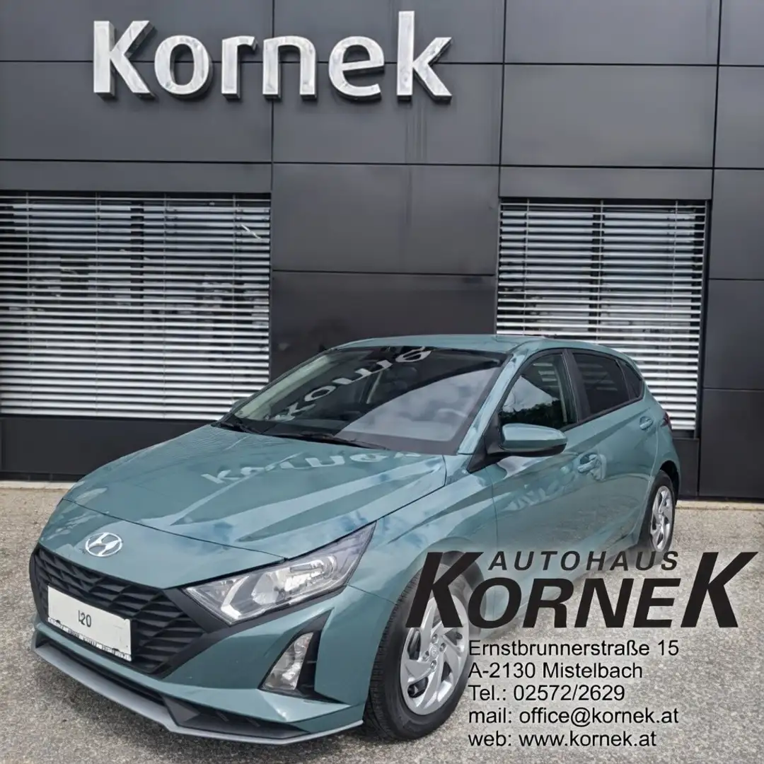 Hyundai i20 1,0 T-GDI Smart Line Grün - 1