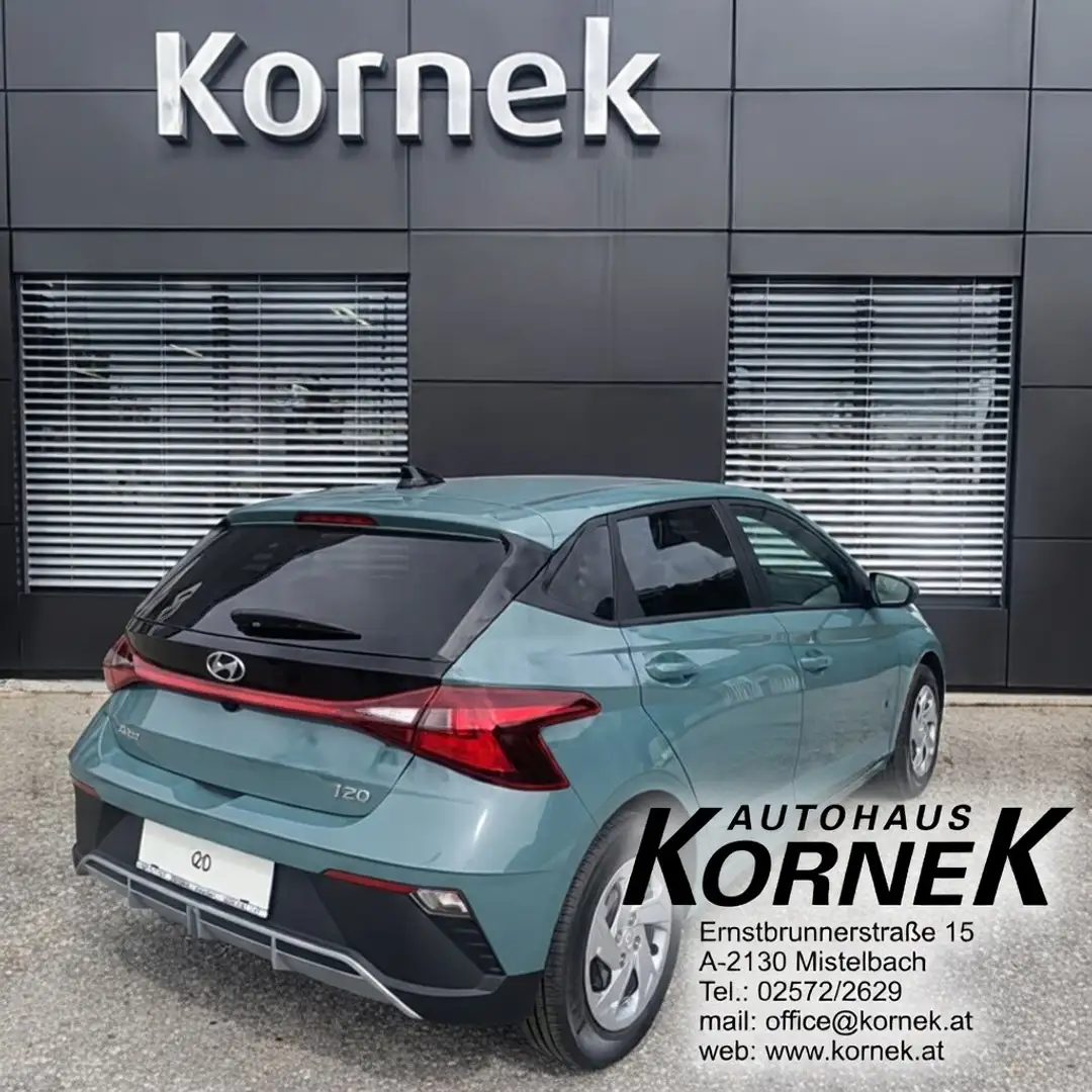 Hyundai i20 1,0 T-GDI Smart Line Grün - 2