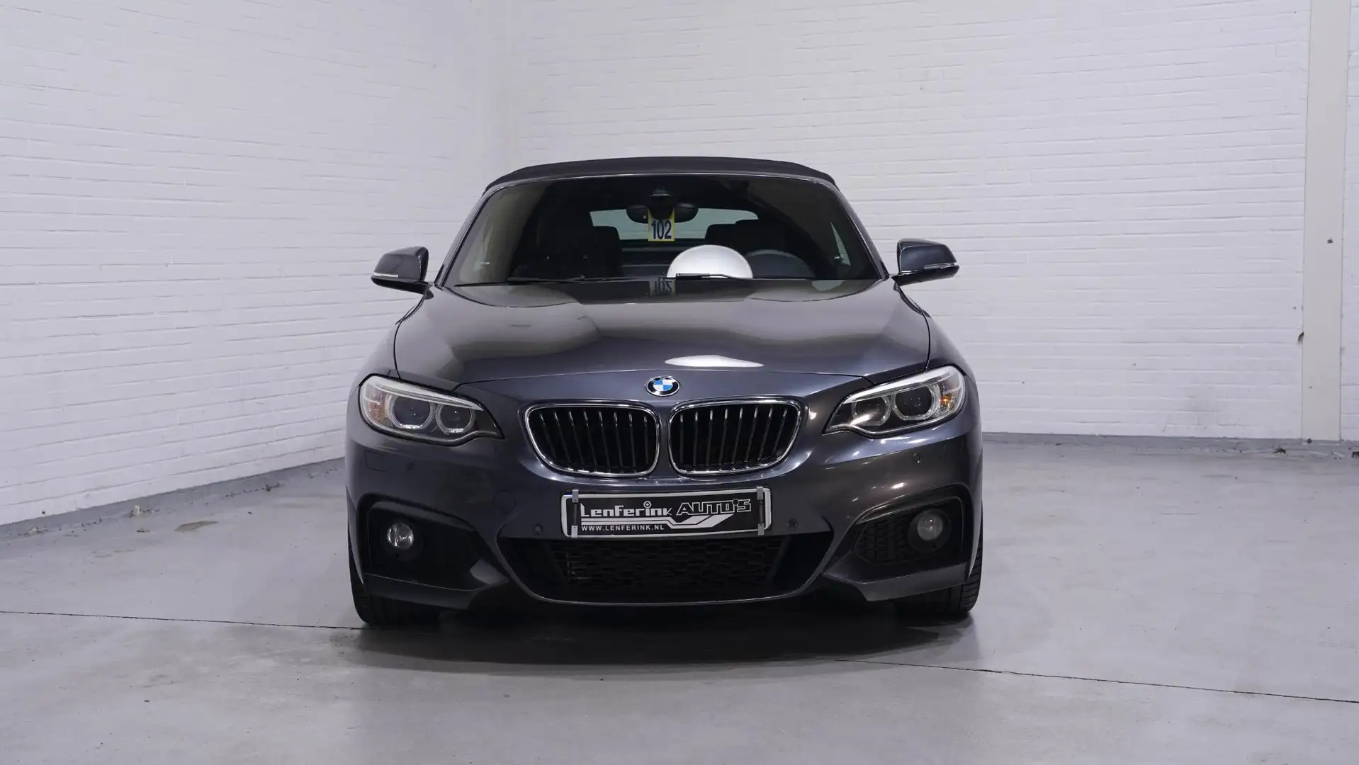 BMW 225 2-serie Cabrio 225d M Sport Navi, Leder, 2-zone cl Grijs - 2
