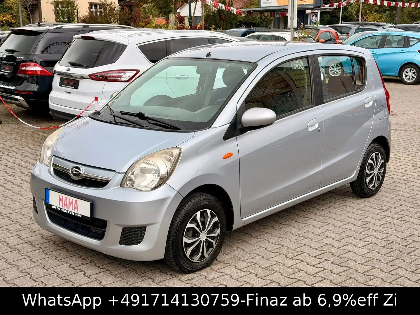 Daihatsu Cuore CooL-KLIMA-EFH-ZVmit FB-TÜV10-26-5 TÜREN- Silber - 1