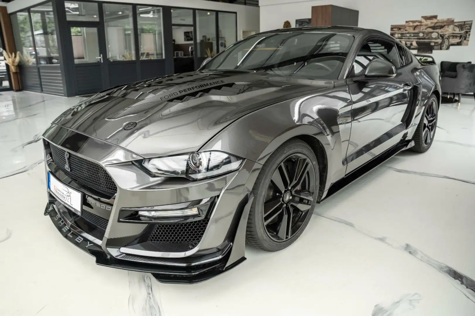 Ford Mustang GT 5,0 GT500 SHELBY PREMIUM COC TOP Šedá - 1