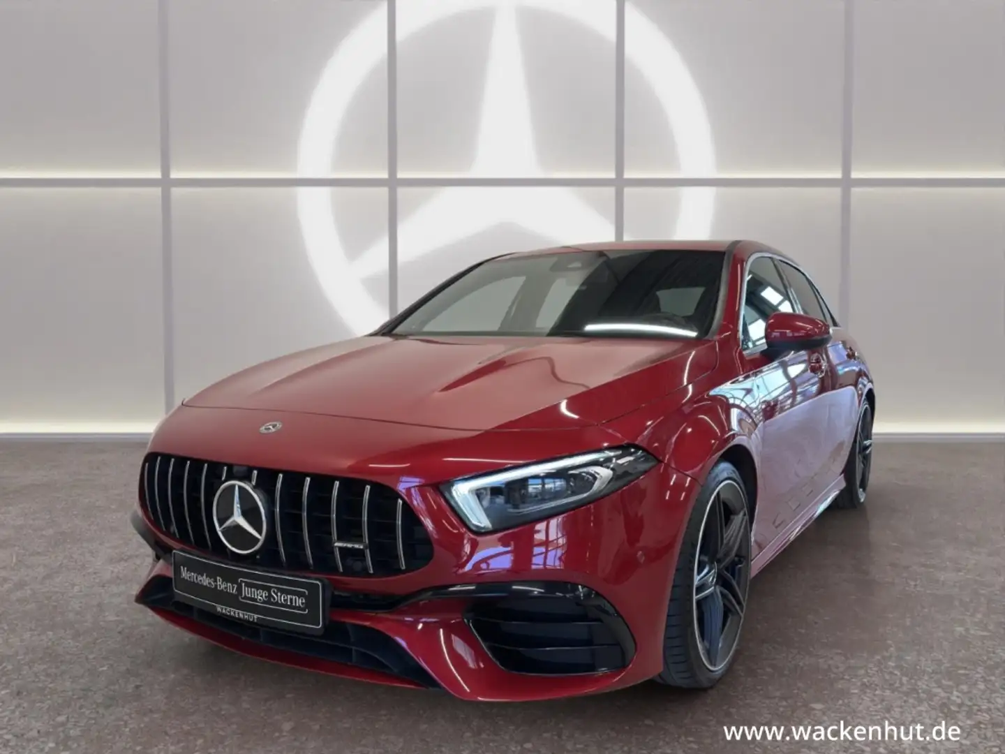 Mercedes-Benz A 45 AMG 4M PERF.SITZE+DISTR+AHK+RFK+MULTIB+BURM Červená - 2