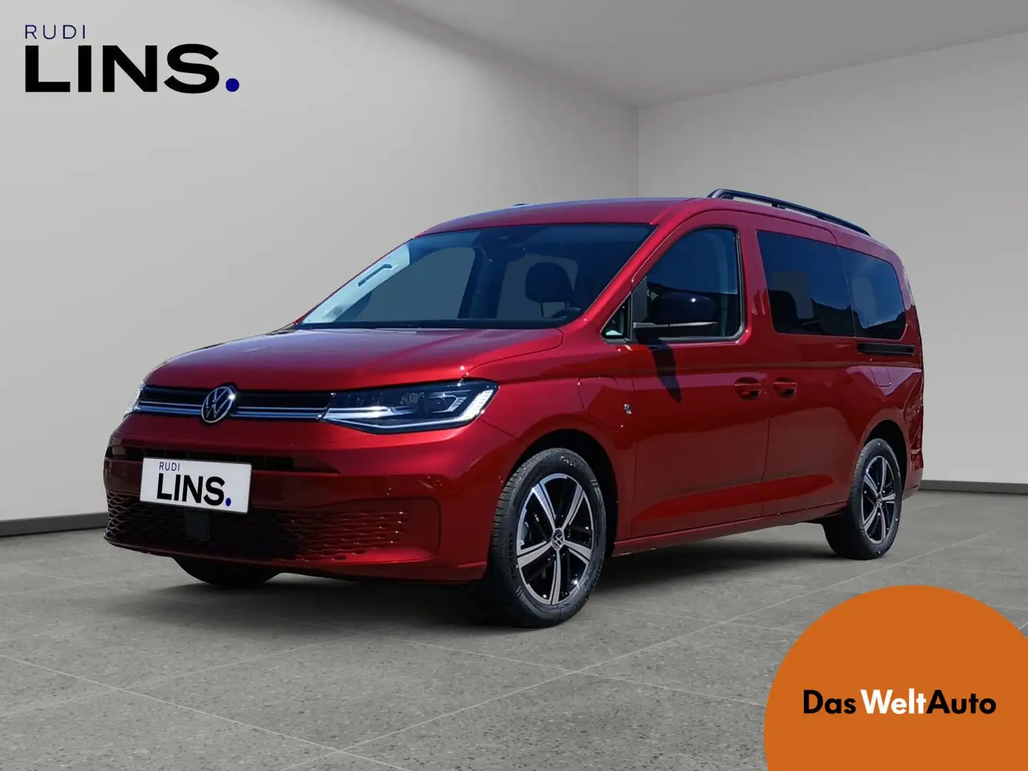 Volkswagen Caddy Life Maxi eHybrid 110 kW Rouge - 1
