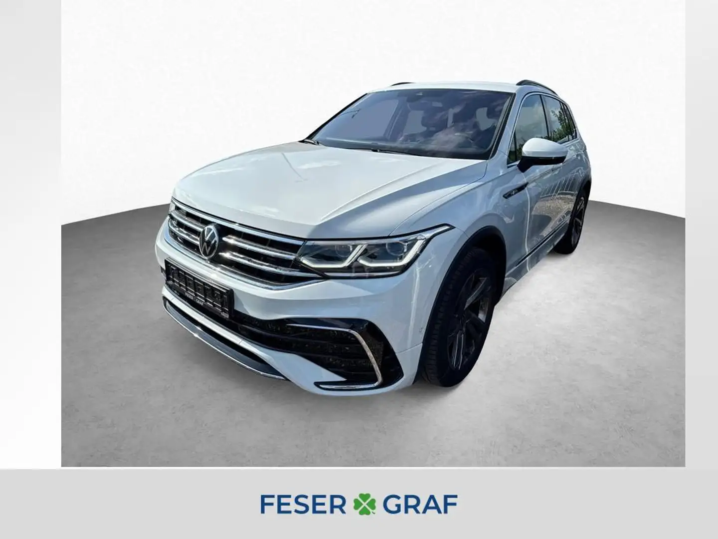 Volkswagen Tiguan R-Line 1.5 TSI DSG MATRIX NAVI HuD VIRTUAL Weiß - 1