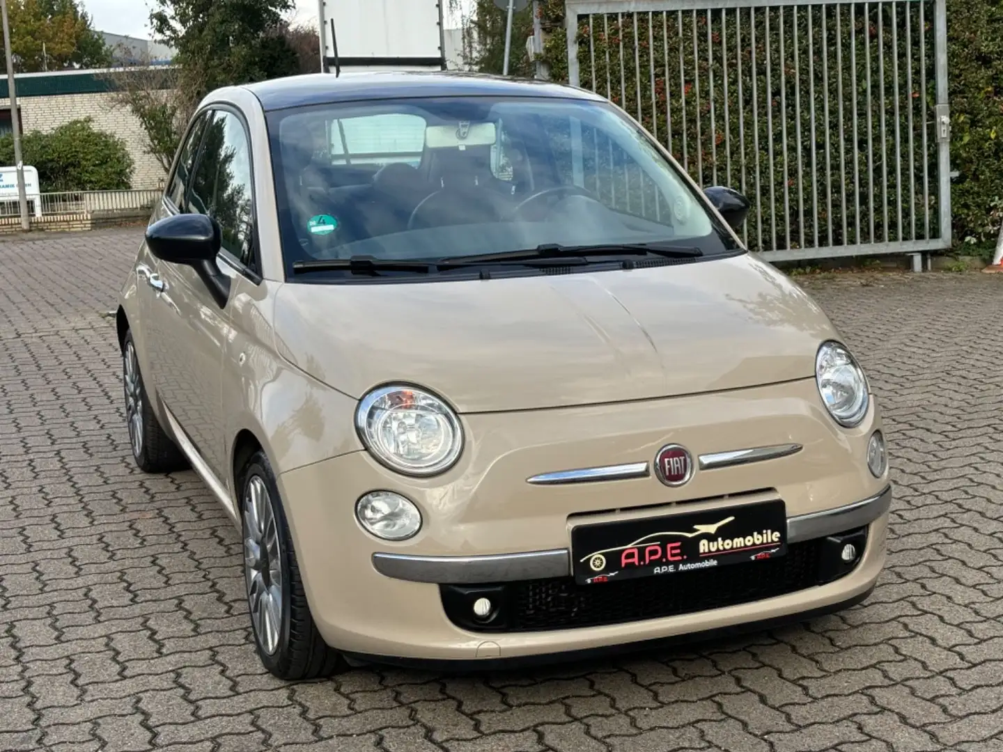 Fiat 500 TwinAir Turbo Lounge Leder Panorama Facelift E6 Grau - 1