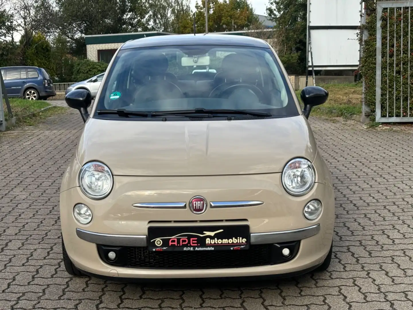 Fiat 500 TwinAir Turbo Lounge Leder Panorama Facelift E6 Grau - 2