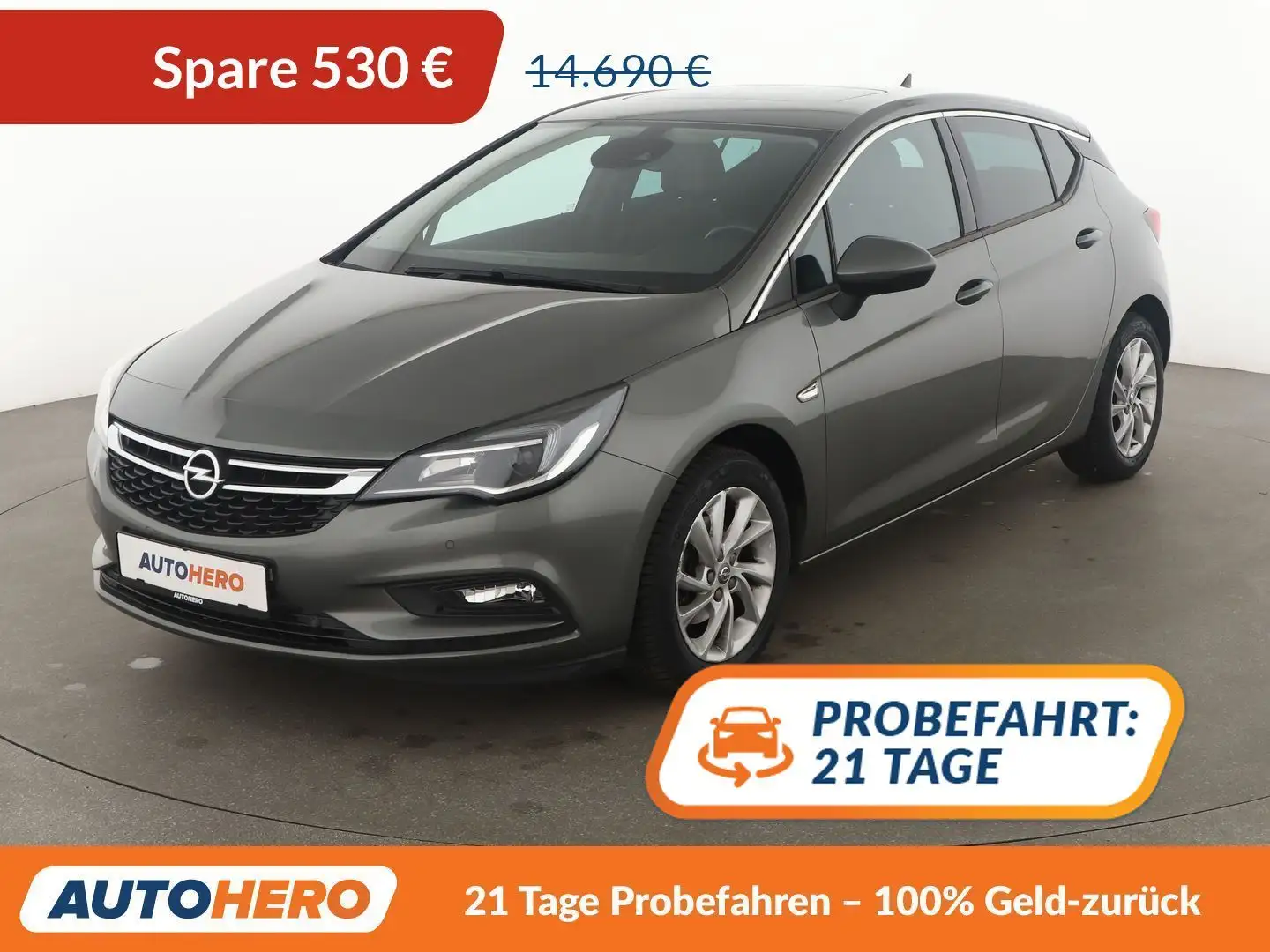 Opel Astra 1.4 SIDI Turbo Innovation Start/Stop Aut.*NAVI*PDC Gris - 1