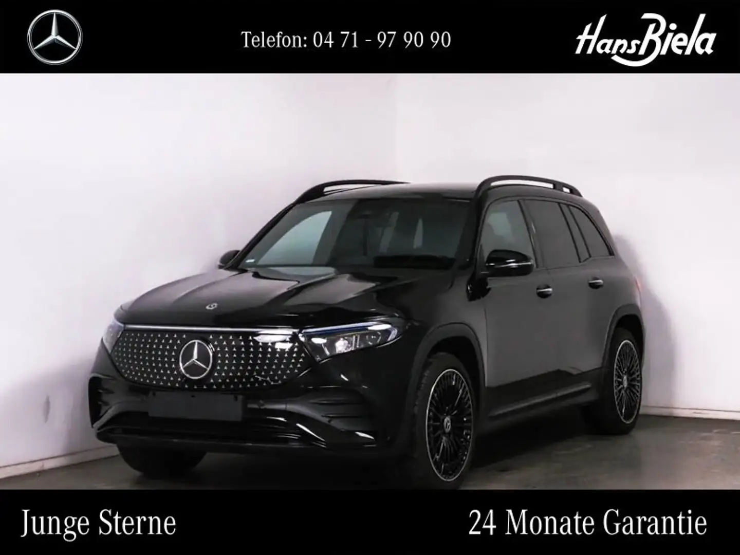 Mercedes-Benz EQB 350 EQB 350 4M AMGPrem/Night/20"/AHK/Pan/Bur/LED/Dis Чорний - 1