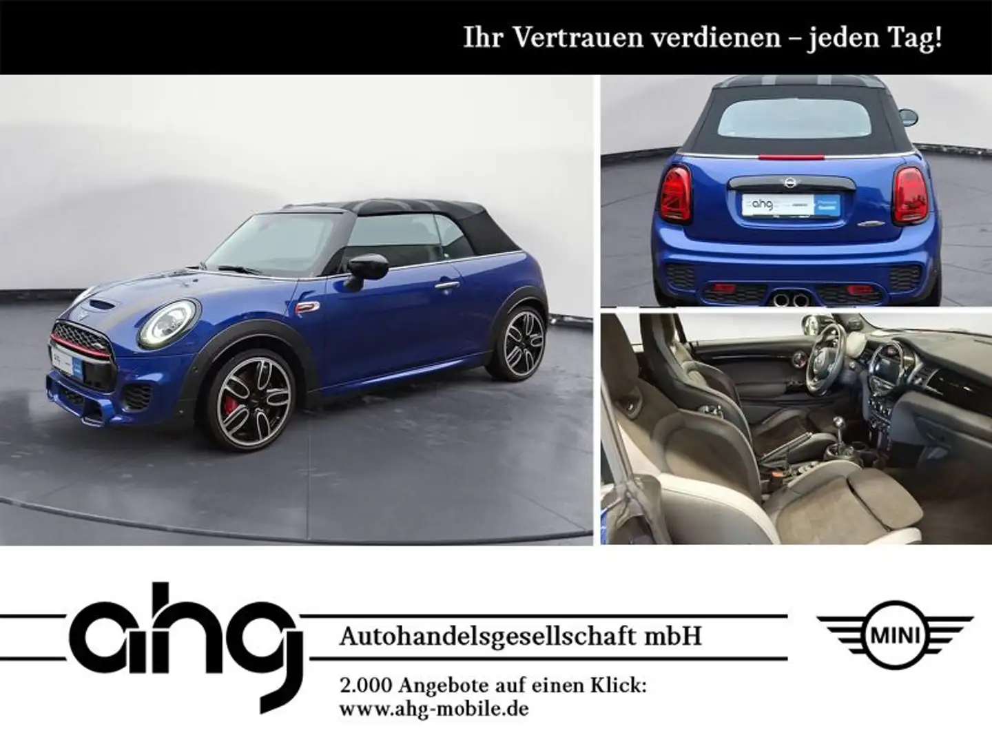 MINI John Cooper Works Cabrio Harman Kardon LED Blau - 1