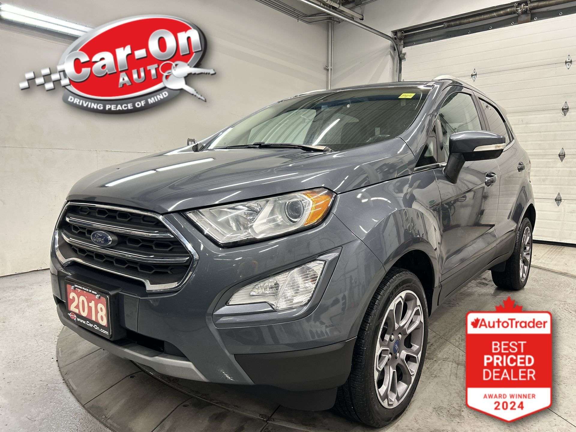 Gray 2018 Ford EcoSport Titanium AWD SUV / Crossover All-Wheel Drive Automatic
