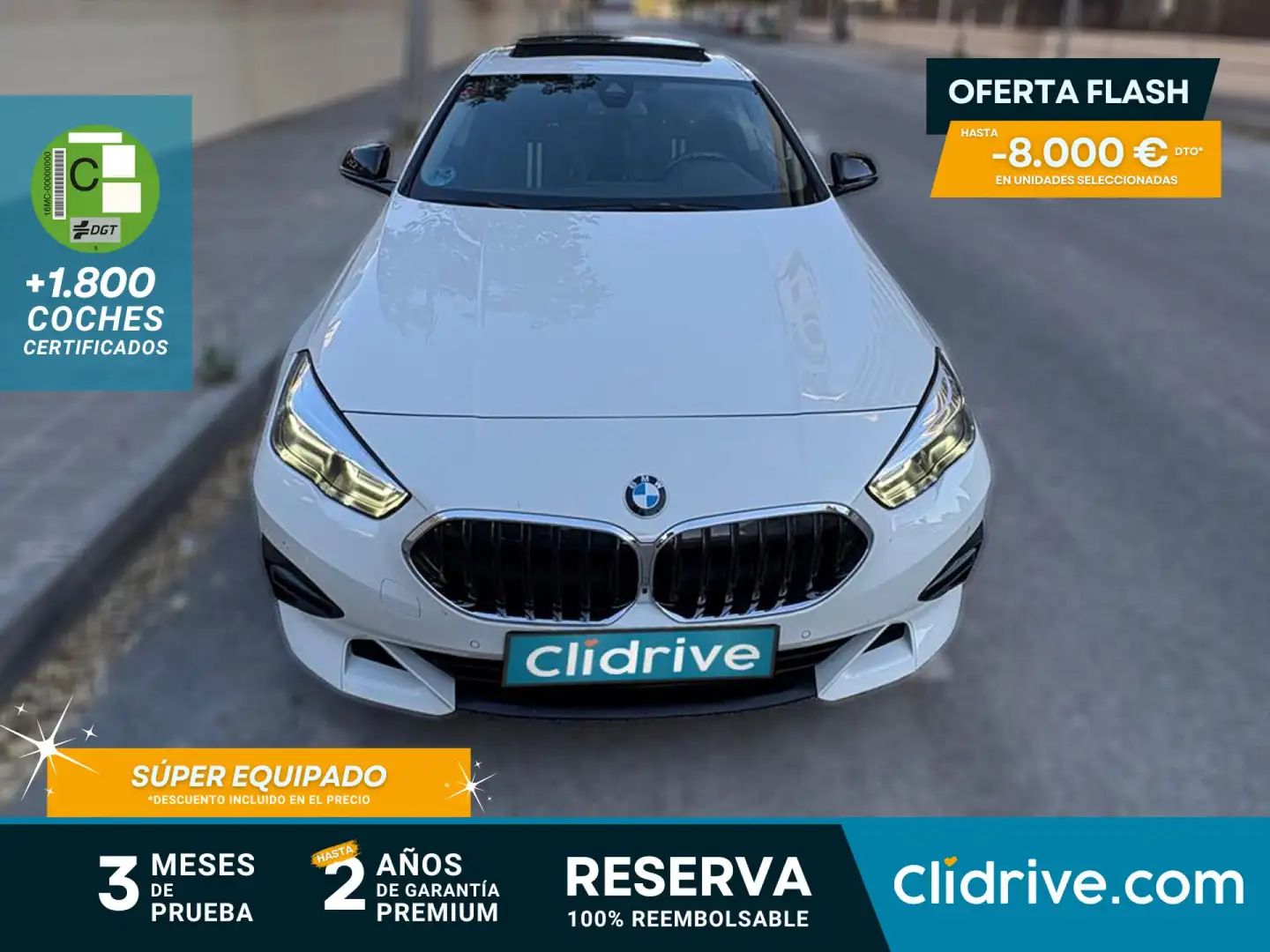 BMW 216 216dA Gran Coupé Blanco - 1