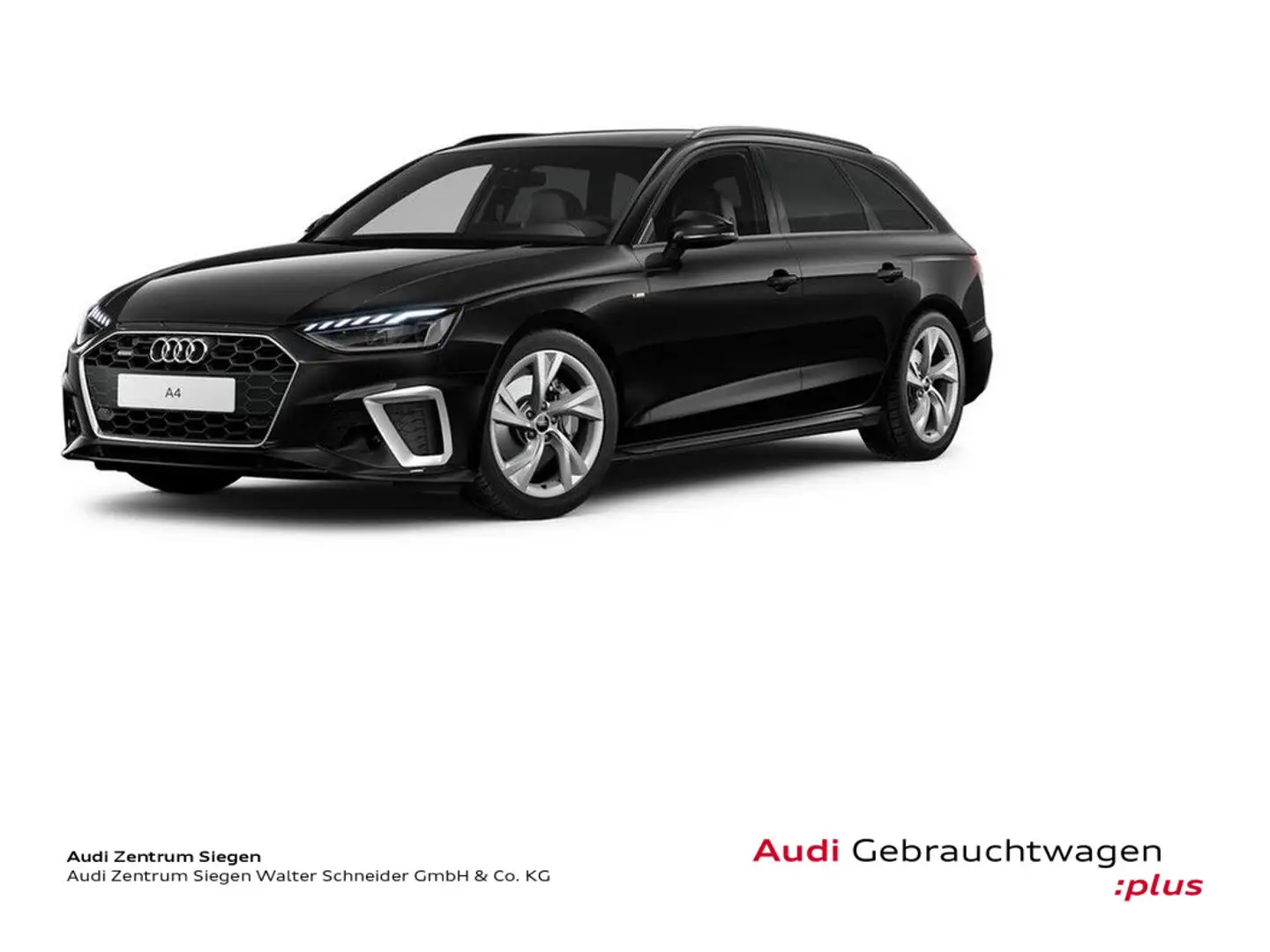 Audi A4 40 TDI quattro 2x S Line LED Navi ACC R Schwarz - 1