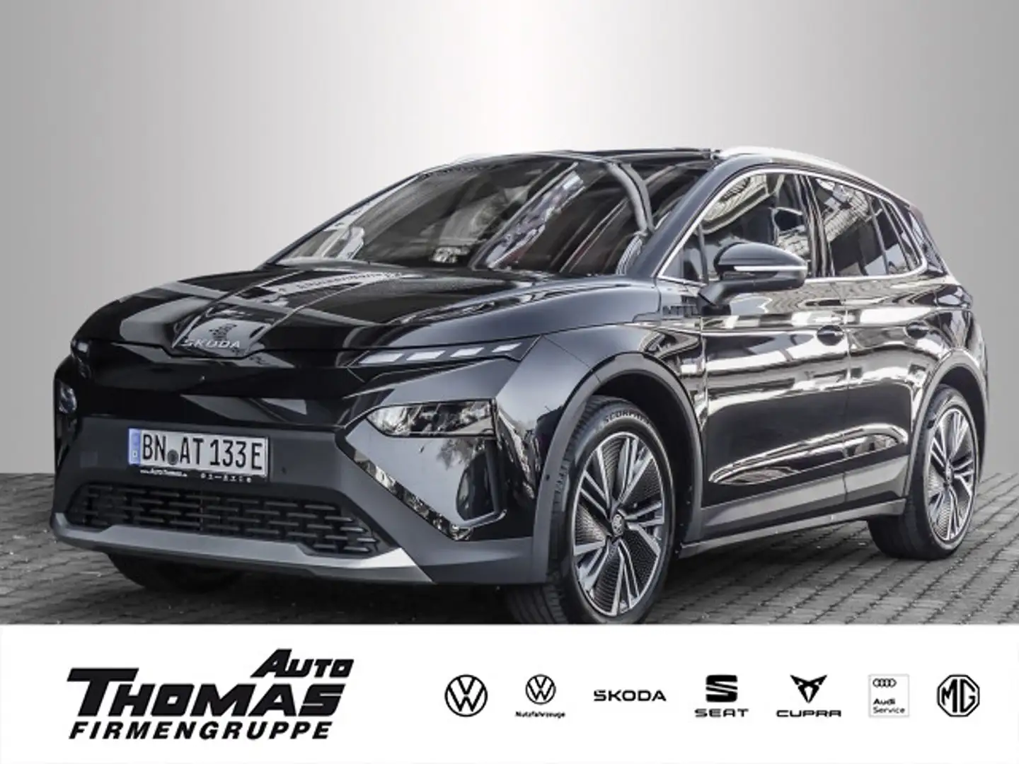 Skoda 85 77 kWh Batterie Elektromotor 210 kW Schwarz - 1