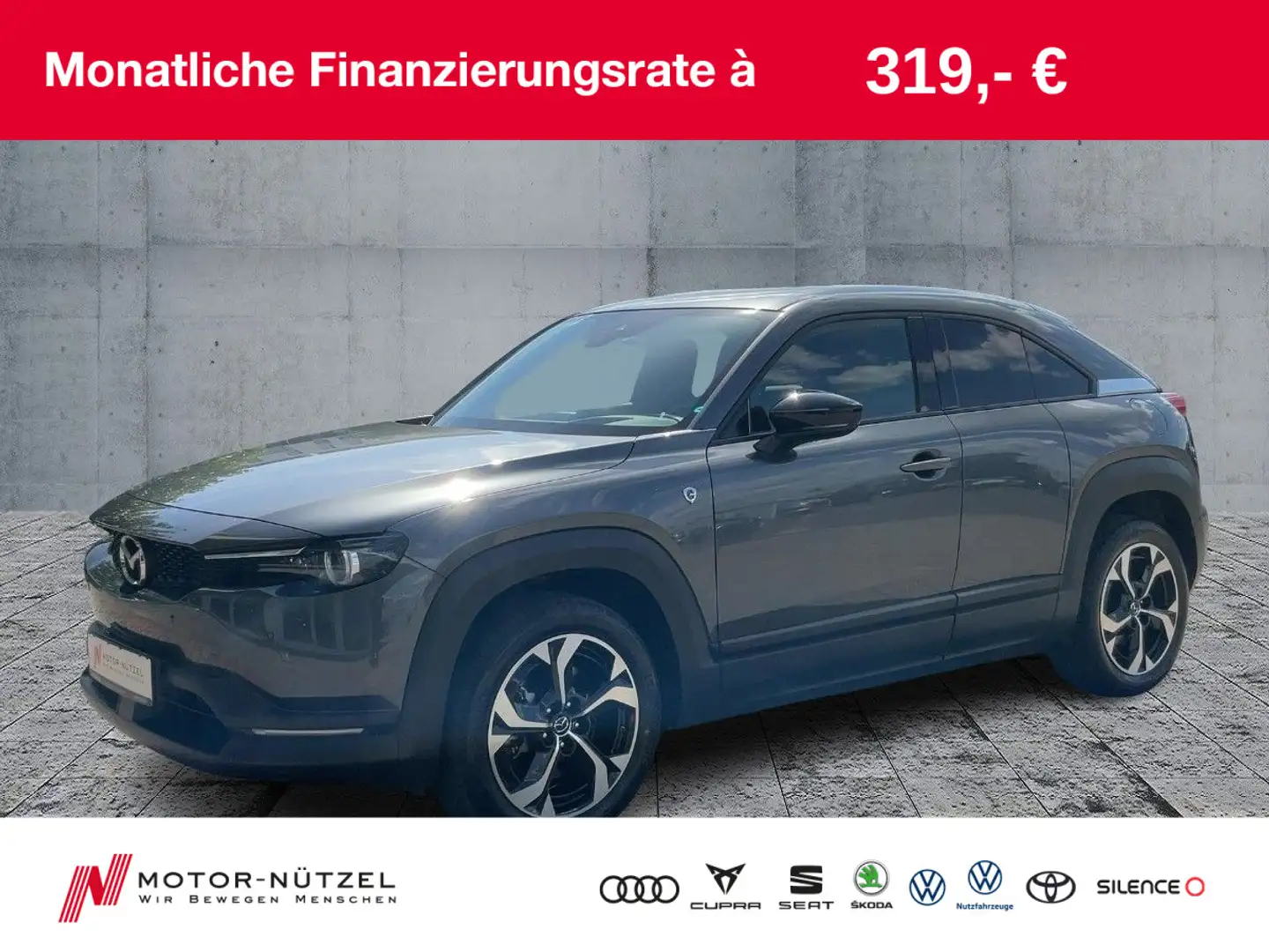 Mazda MX-30 e-SKYACTIV R-EV AD'VANTAGE LED+NAVI+ACC Grau - 1