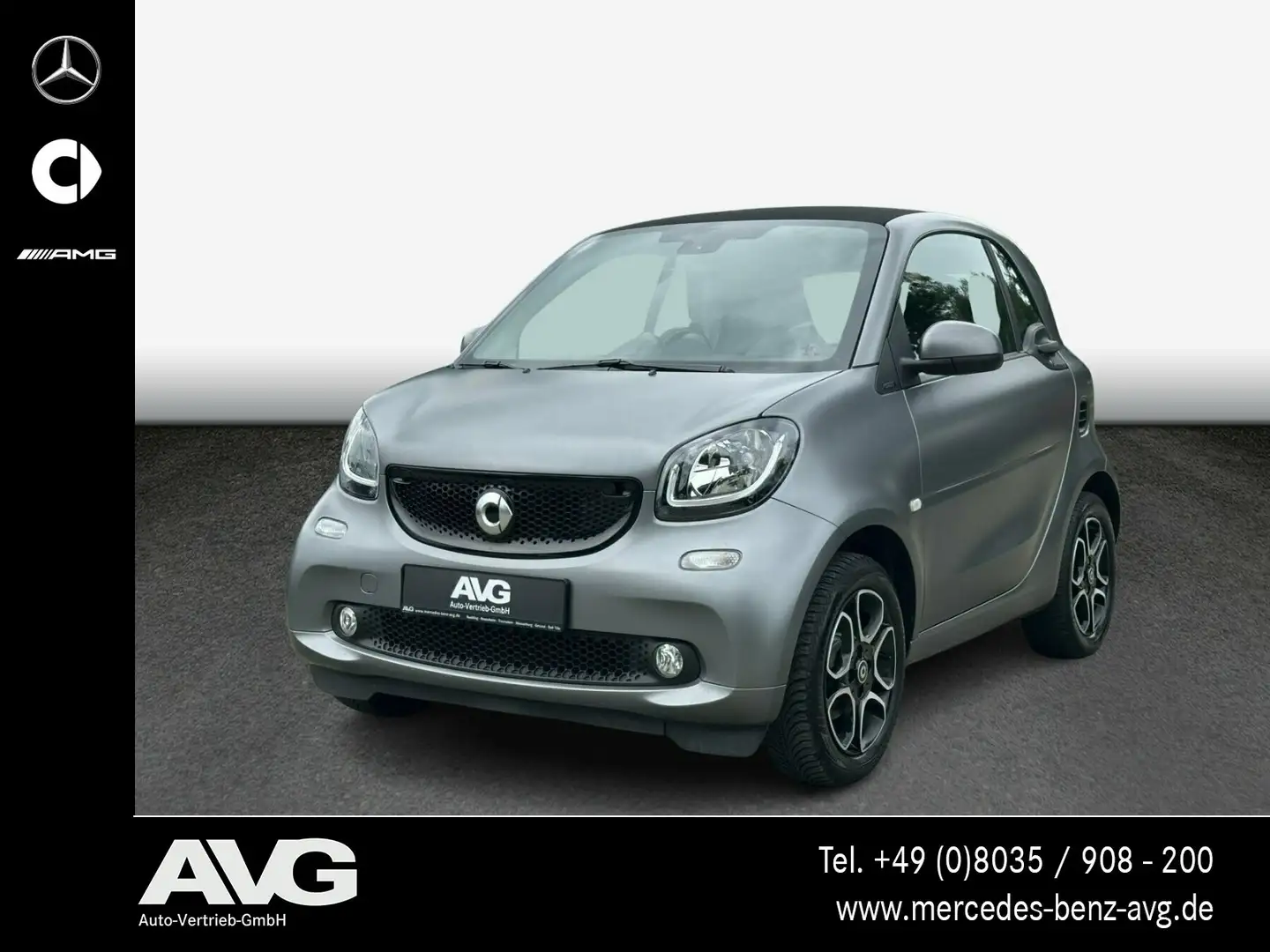 smart forTwo smart fortwo 52 kW SHZ Tempomat Klima RDK LED Grau - 1