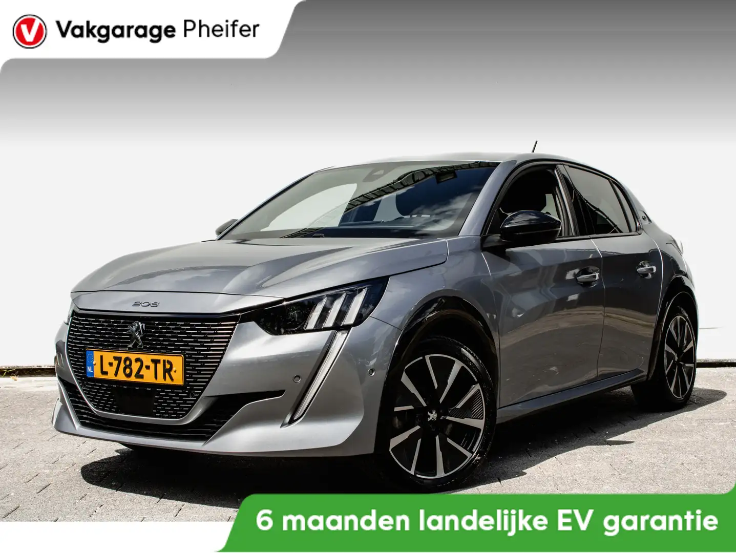 Peugeot e-208 EV GT 350 50 kWh Carplay/ 3-fase/ Half leer/ Sport Gri - 1