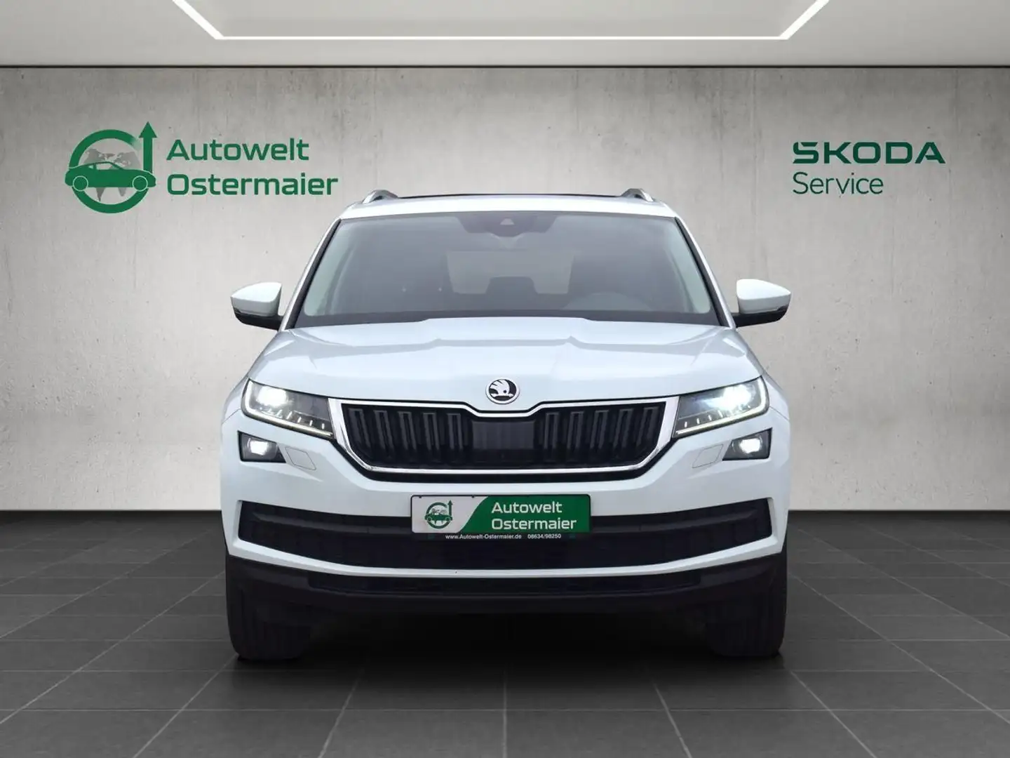 Skoda Kodiaq 2.0 TDI Style 4x4*Pano*Navi**7-Si.* Weiß - 2