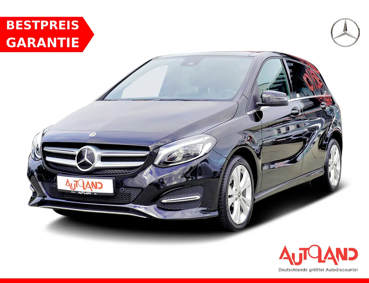 Mercedes-Benz B 180 B180 LED ACC Panorama Navi Kamera Totwinkel Schwarz - 1