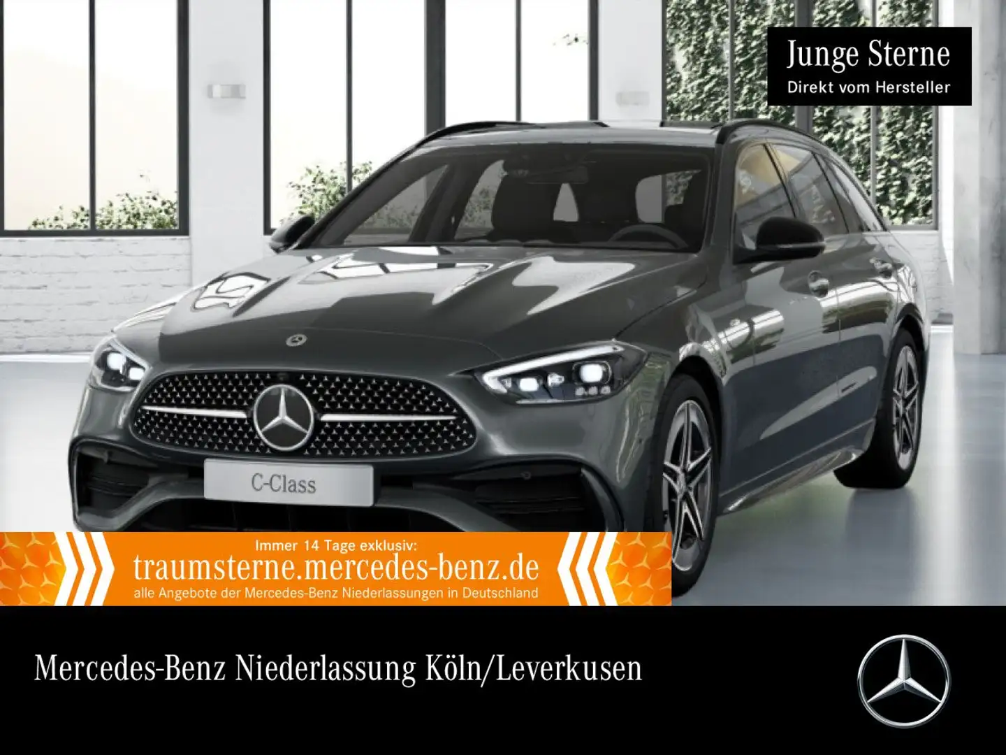 Mercedes-Benz C 30 AMG C 300 e T AMG+NIGHT+PANO+BURMESTER+SITZKLIMA+9G Grau - 1
