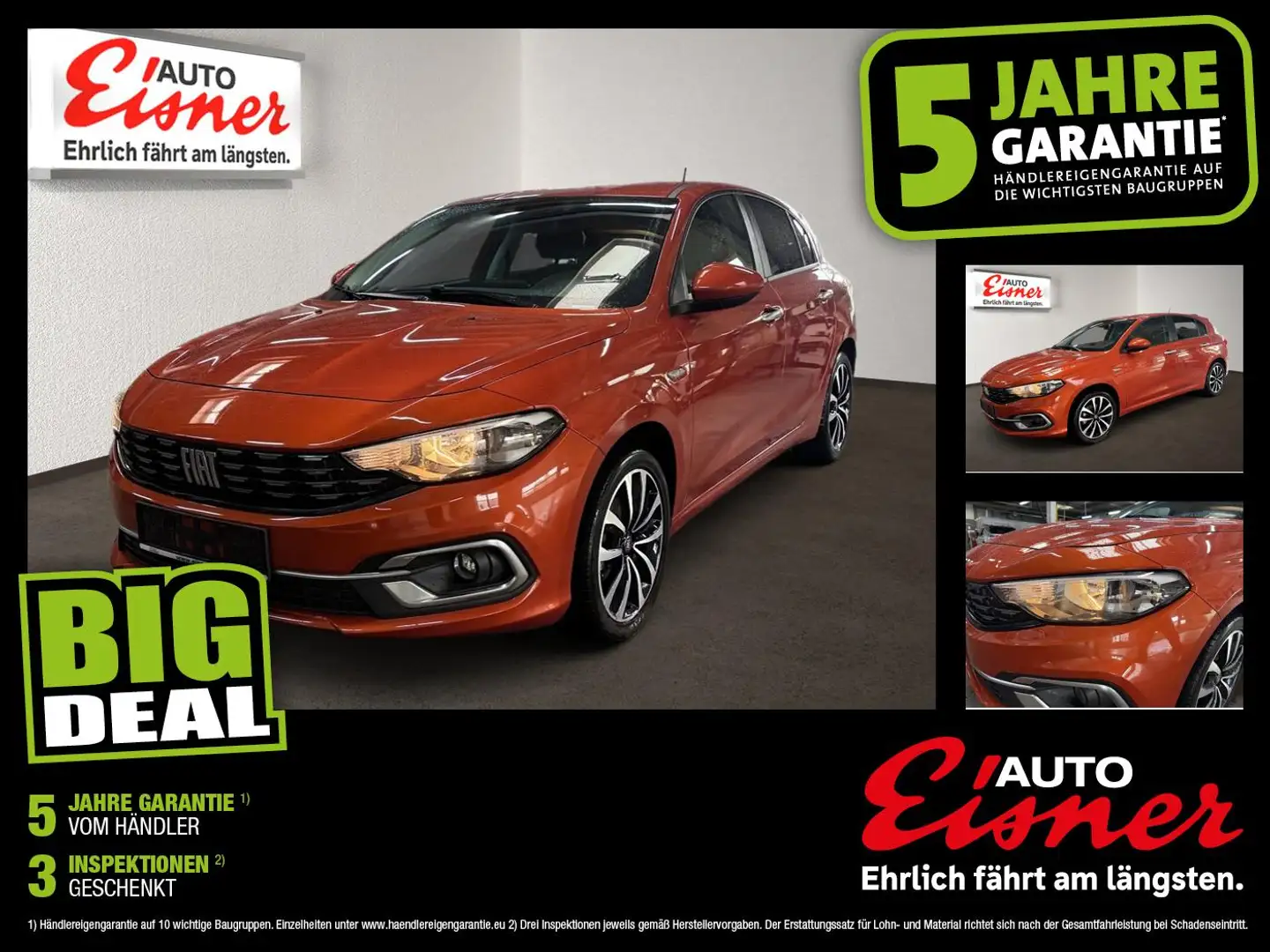 Fiat Tipo Hatchback 1.0  City Life Facelift Kam. LED Orange - 1
