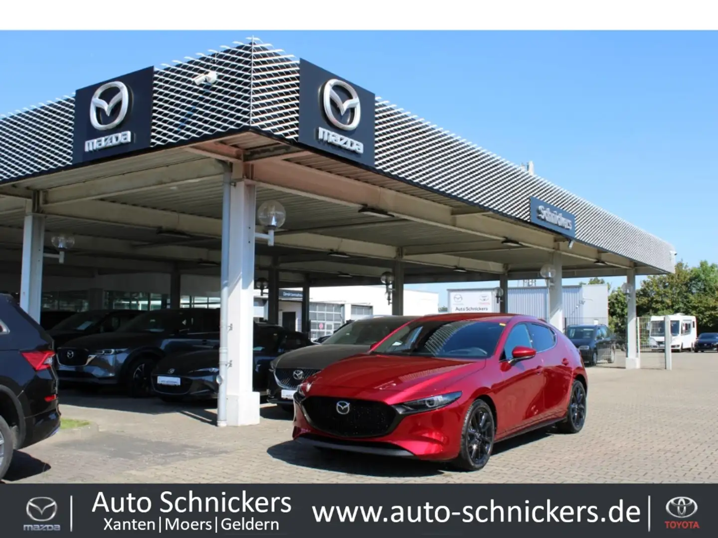 Mazda 3 SKY-G EXCLUSIVE+DASO+DESIGN-P+GJ-RÄDER !! Rot - 1
