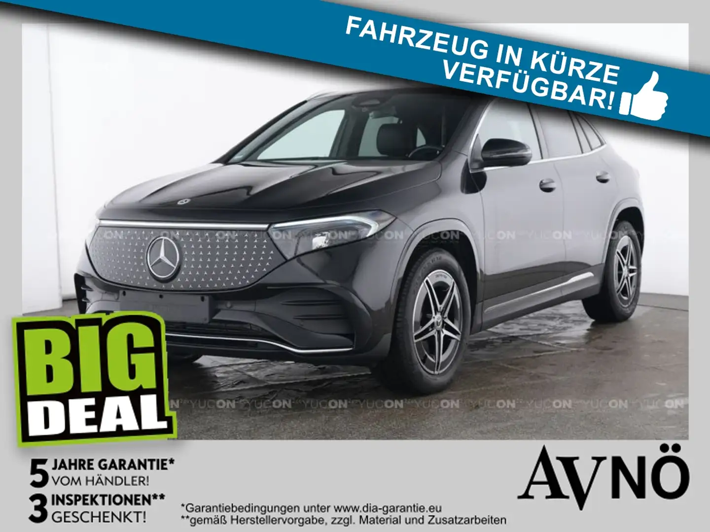 Mercedes-Benz EQA 350 4M AMG LINE LENKRADHEIZUNG LED HP Schwarz - 1