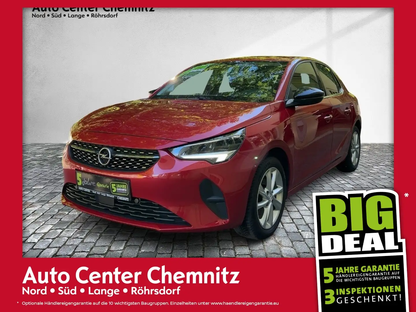 Opel Corsa F 1.2 Elegance LED/KlimaA/SHZ/LHZ/Park&Go Rouge - 1