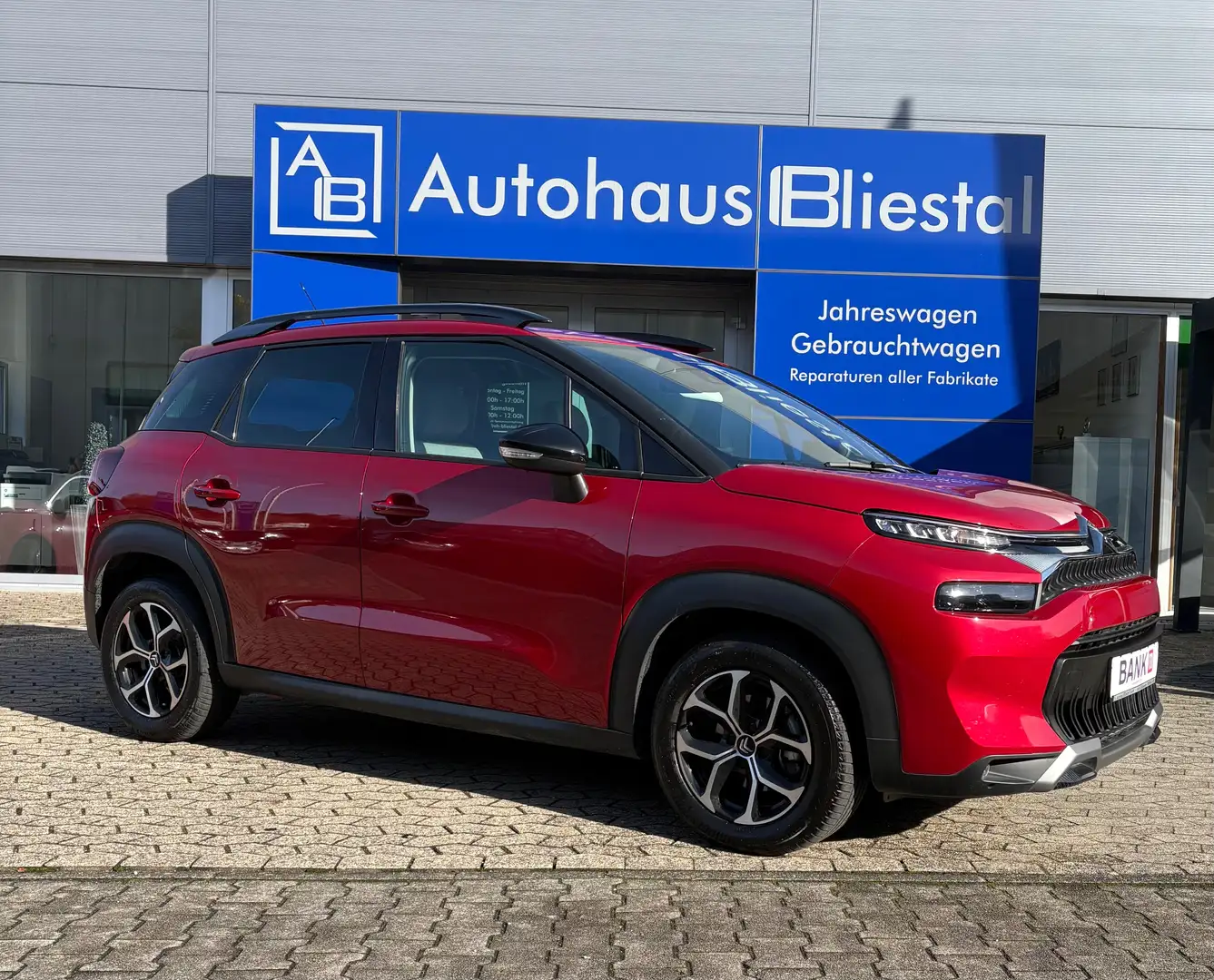 Citroen C3 Aircross Plus Teilleder Sitzheizung vorn Rot - 1