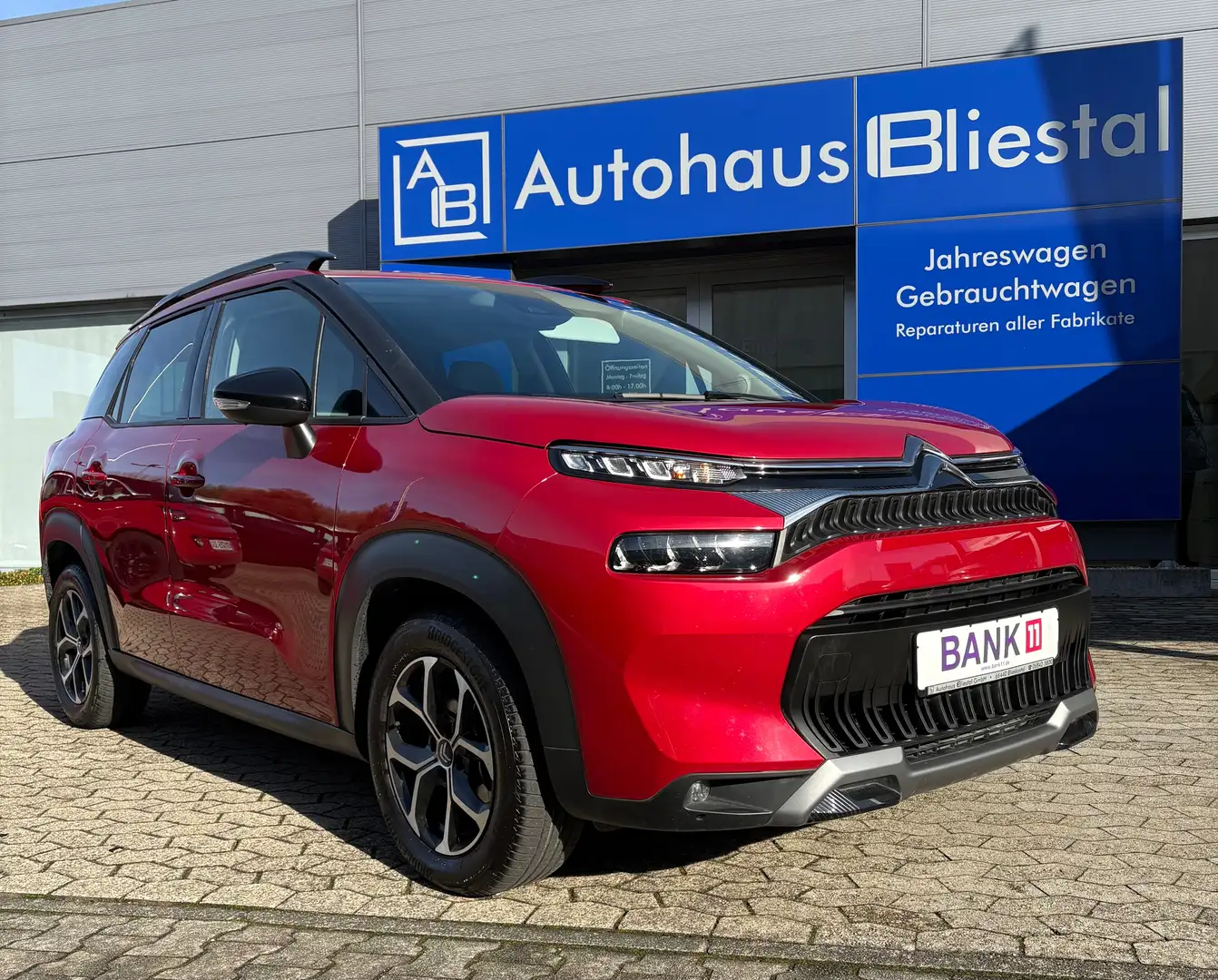 Citroen C3 Aircross Plus Teilleder Sitzheizung vorn Rot - 2