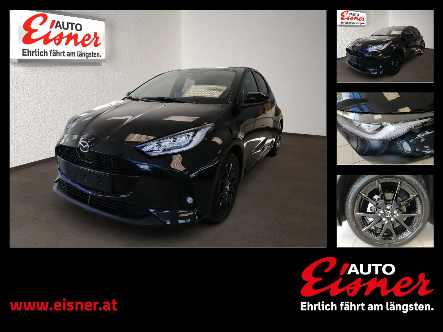 Mazda 2 Hybrid Homura BIG DEAL Schwarz - 1