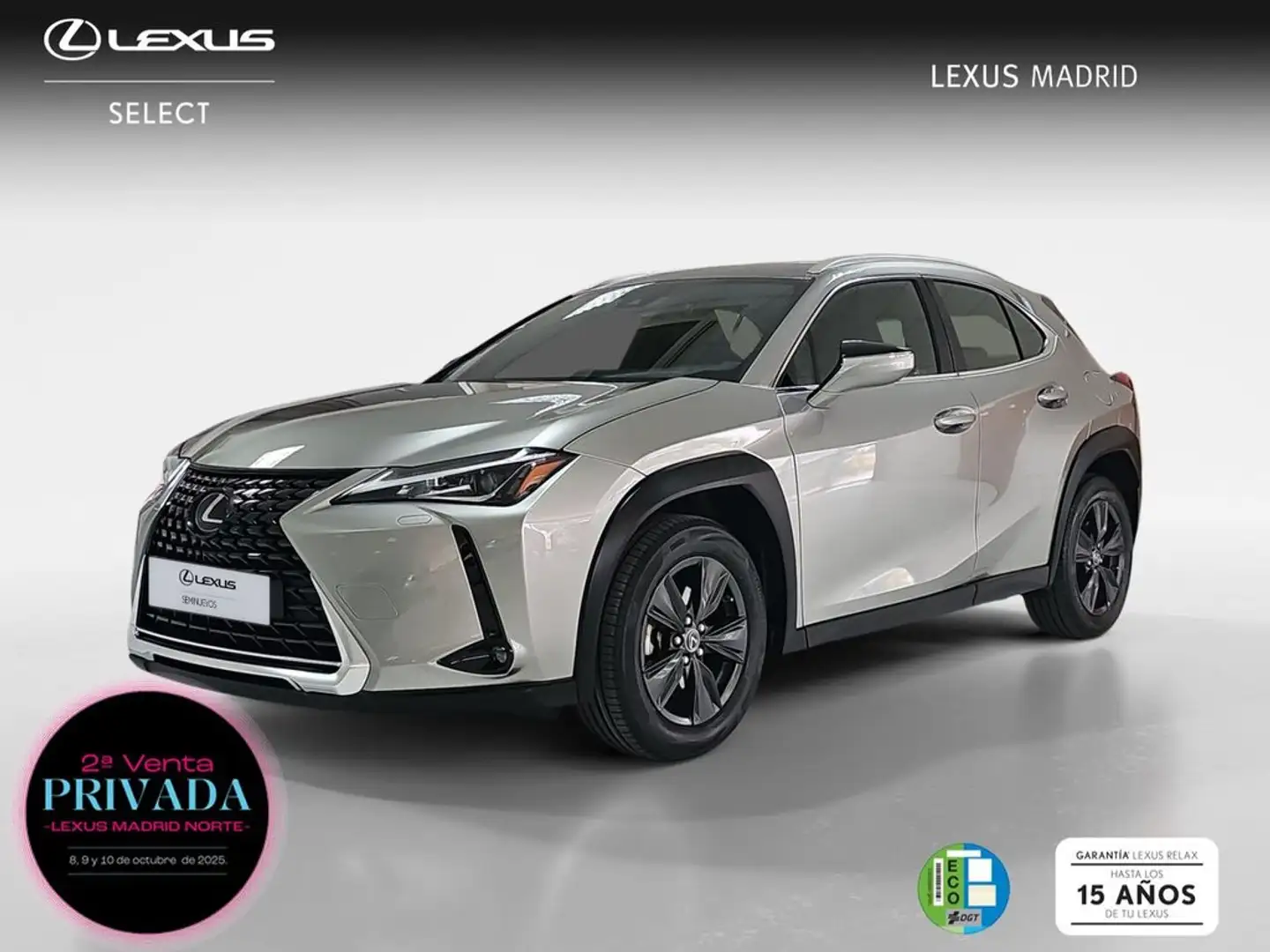 Lexus UX 250h 2.0 Business Argent - 1