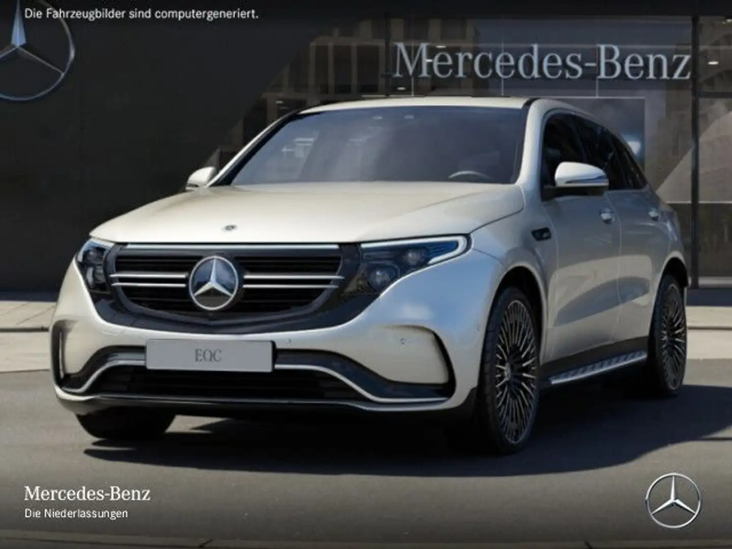 Mercedes-Benz EQC 400 4M AMG+360+AHK+MULTIBEAM+FAHRASS+HUD Bianco - 2