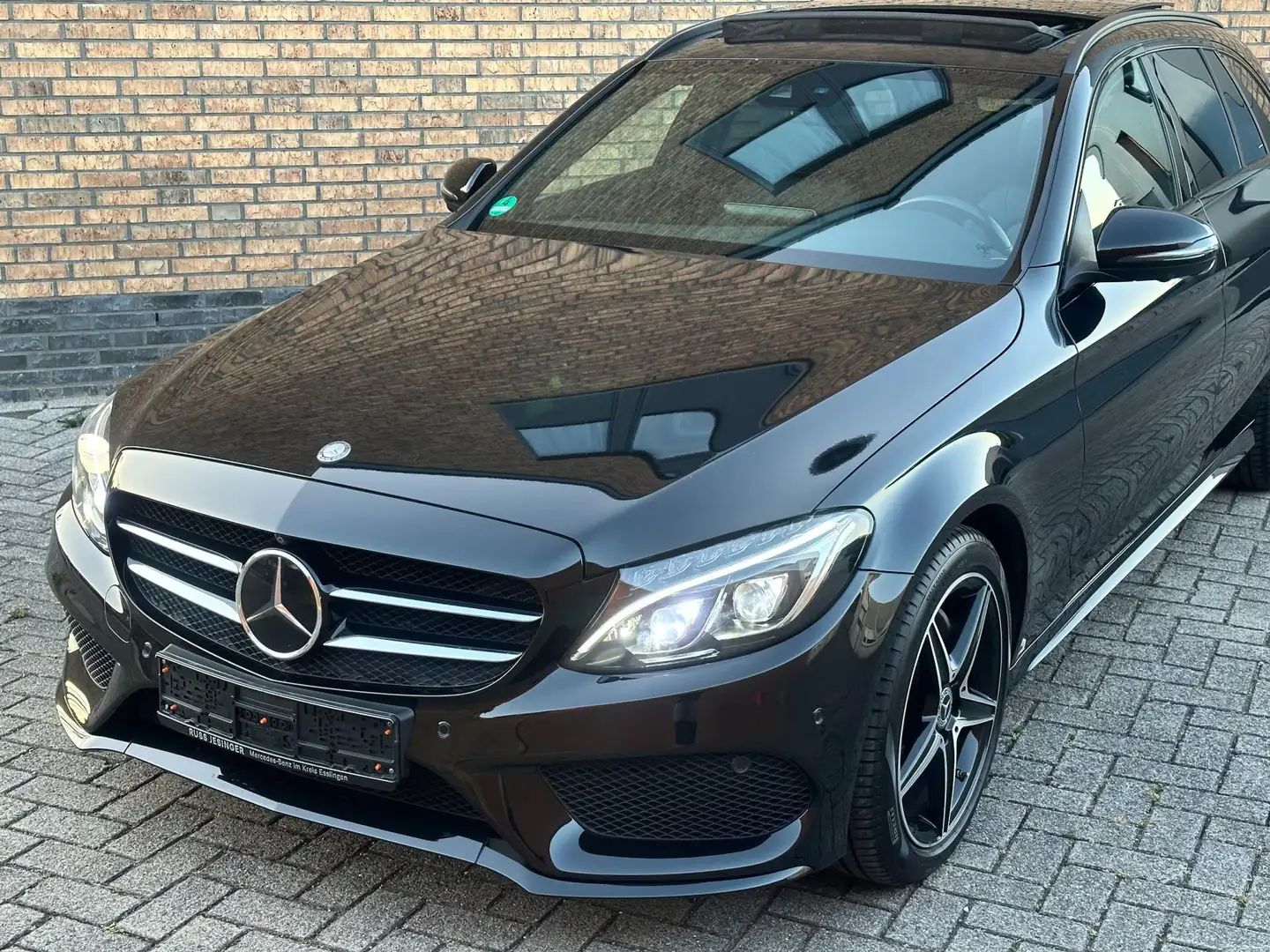 Mercedes-Benz C 200 AMG Pano Memory Burm Trek 360 Led Noir - 2