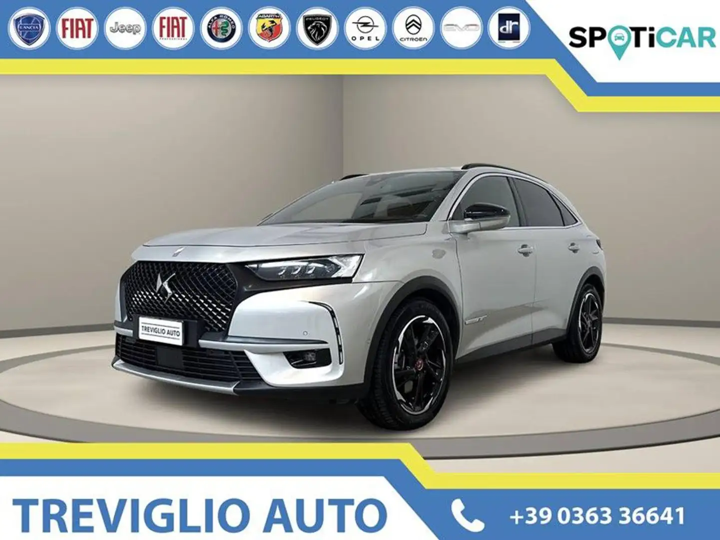 DS Automobiles DS 7 Crossback E-Tense 4x4 Grand Chic TETTO APRIBILE Gris - 1