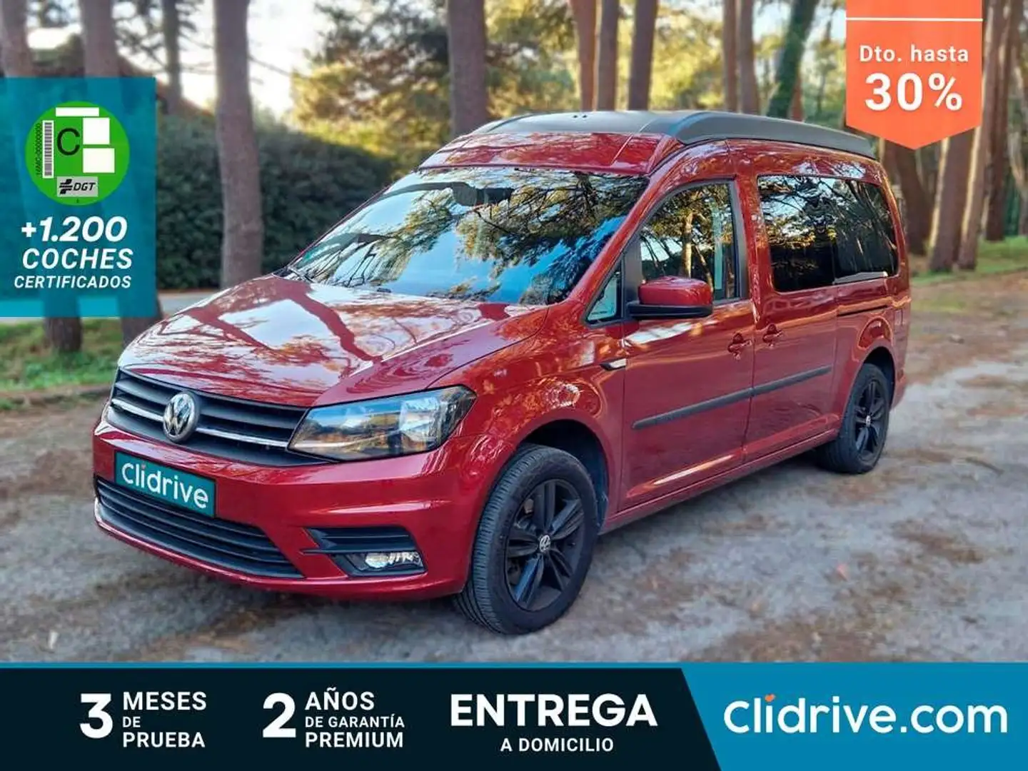 Volkswagen Caddy Maxi 1.4 TSI Beach Rojo - 1