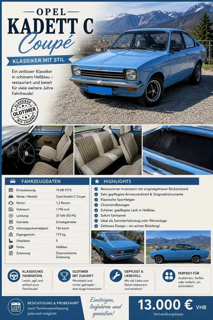 Opel Kadett C Coupé - 1