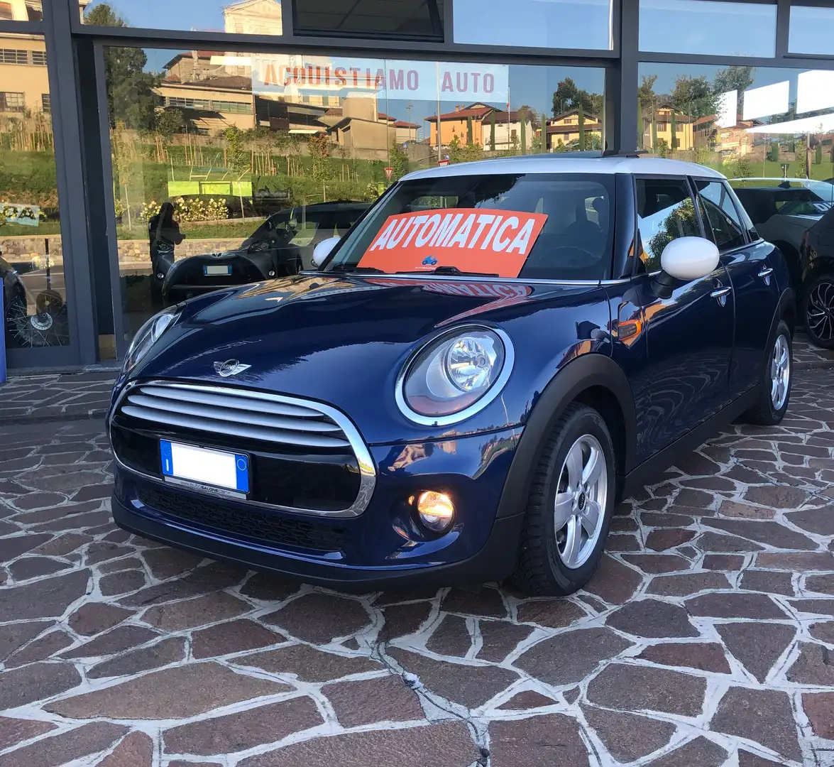 MINI Cooper D Mini 5porte 1.5 Business auto tetto panoramico apr Blu/Azzurro - 1