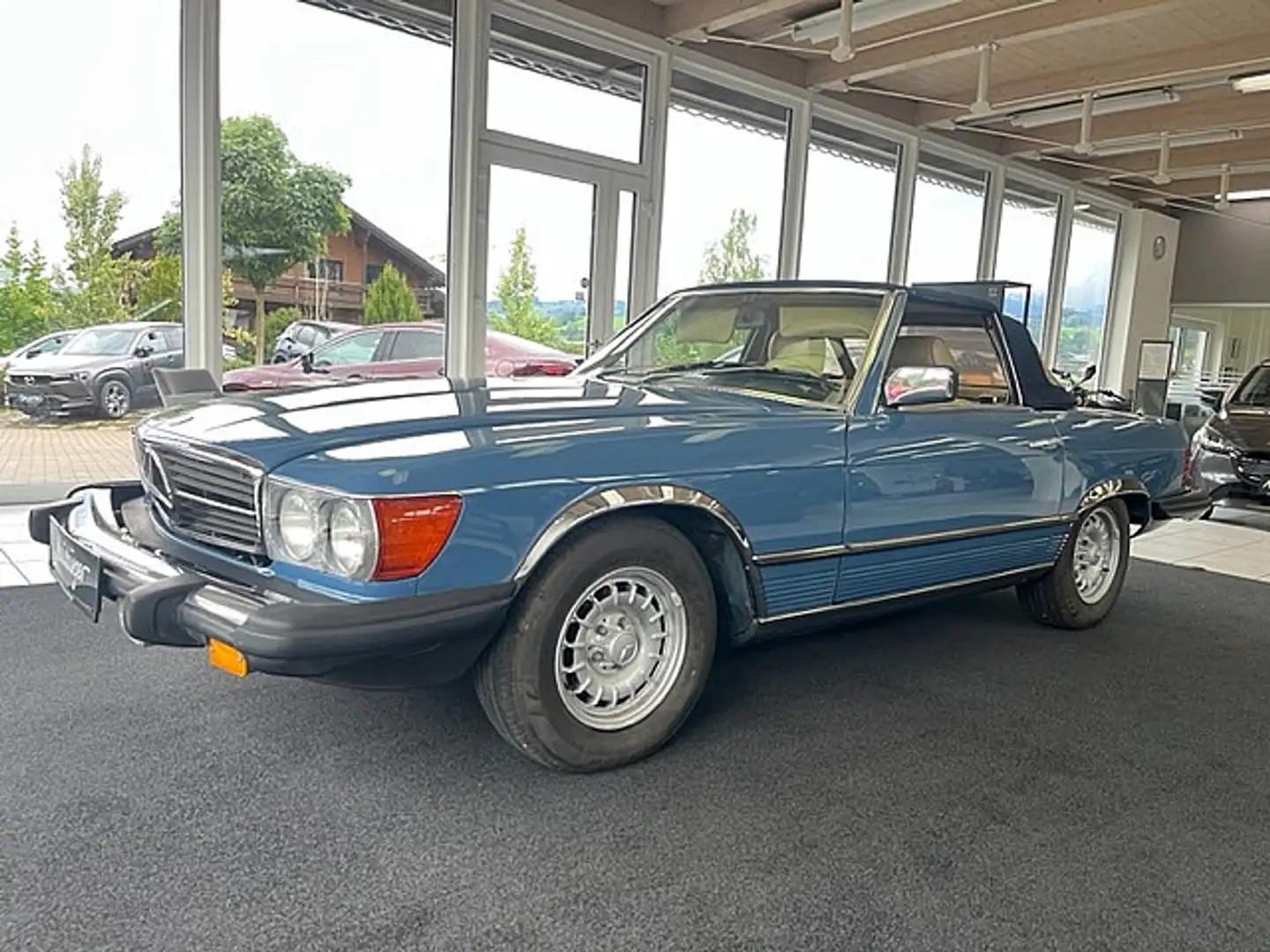 Mercedes-Benz SL 350 Roadster Blau - 2