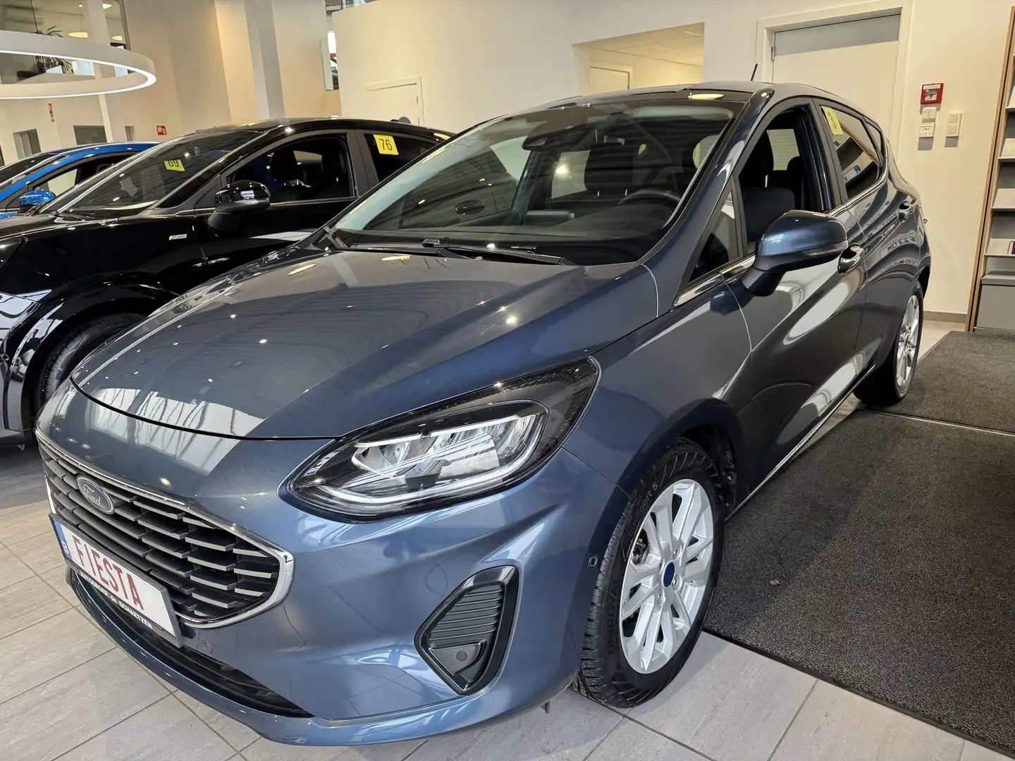 Ford Fiesta EcoBoost mHEV Titanium X A7 DCT 125PK Blauw - 2