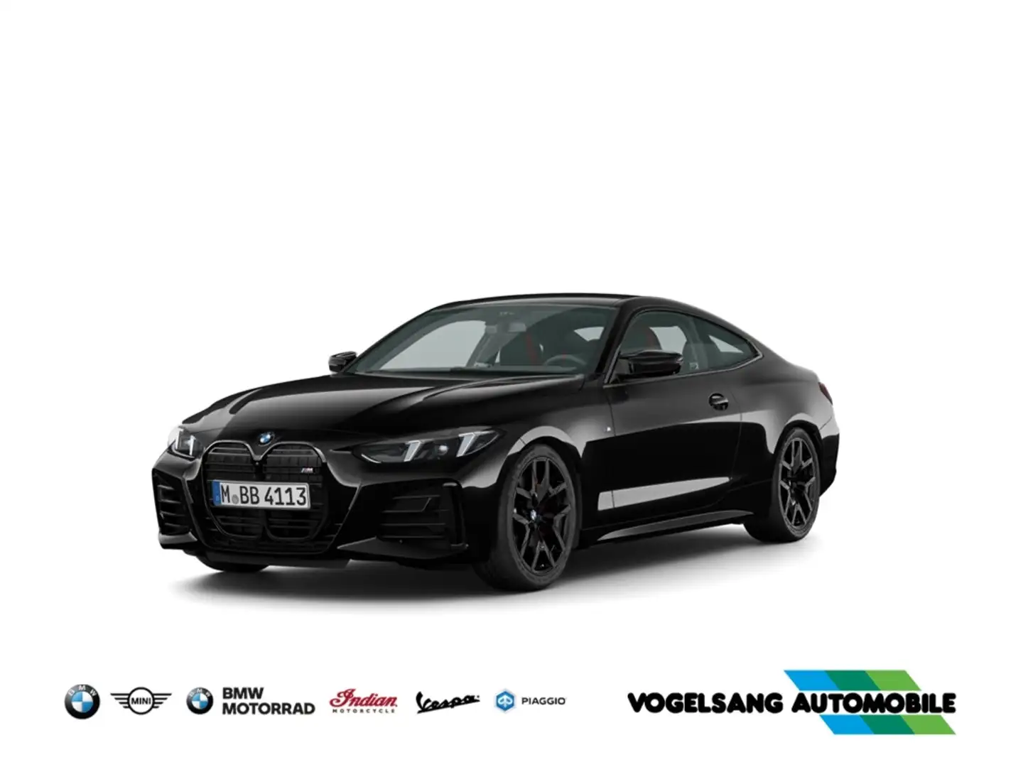 BMW 440 xDrive Coupe,SurroundView,H&KSound,HeadUp Schwarz - 1