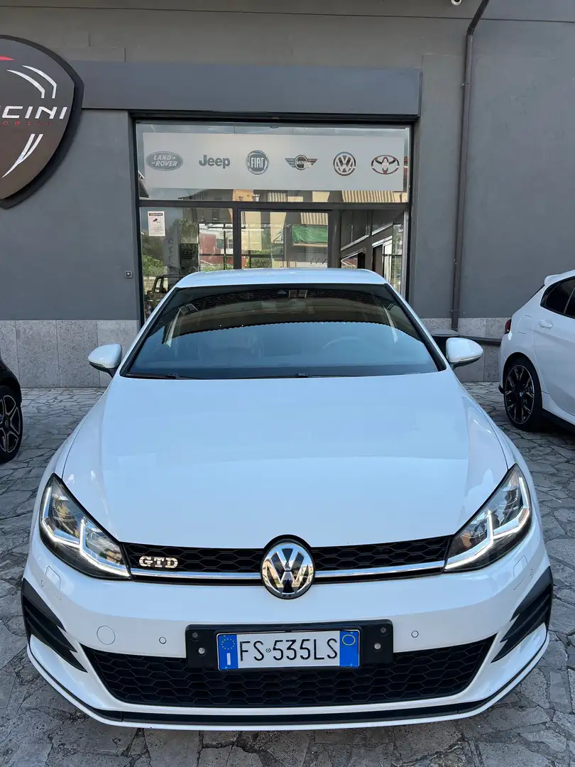 Volkswagen Golf GTD Golf 5p 2.0 tdi Gtd 184cv Blanc - 2