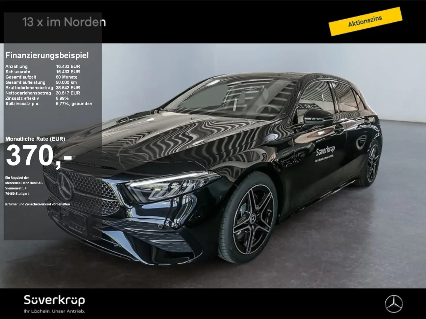 Mercedes-Benz A 250 4M AMG NIGHT SPUR PANO AHK DISTR KAMERA Negru - 1
