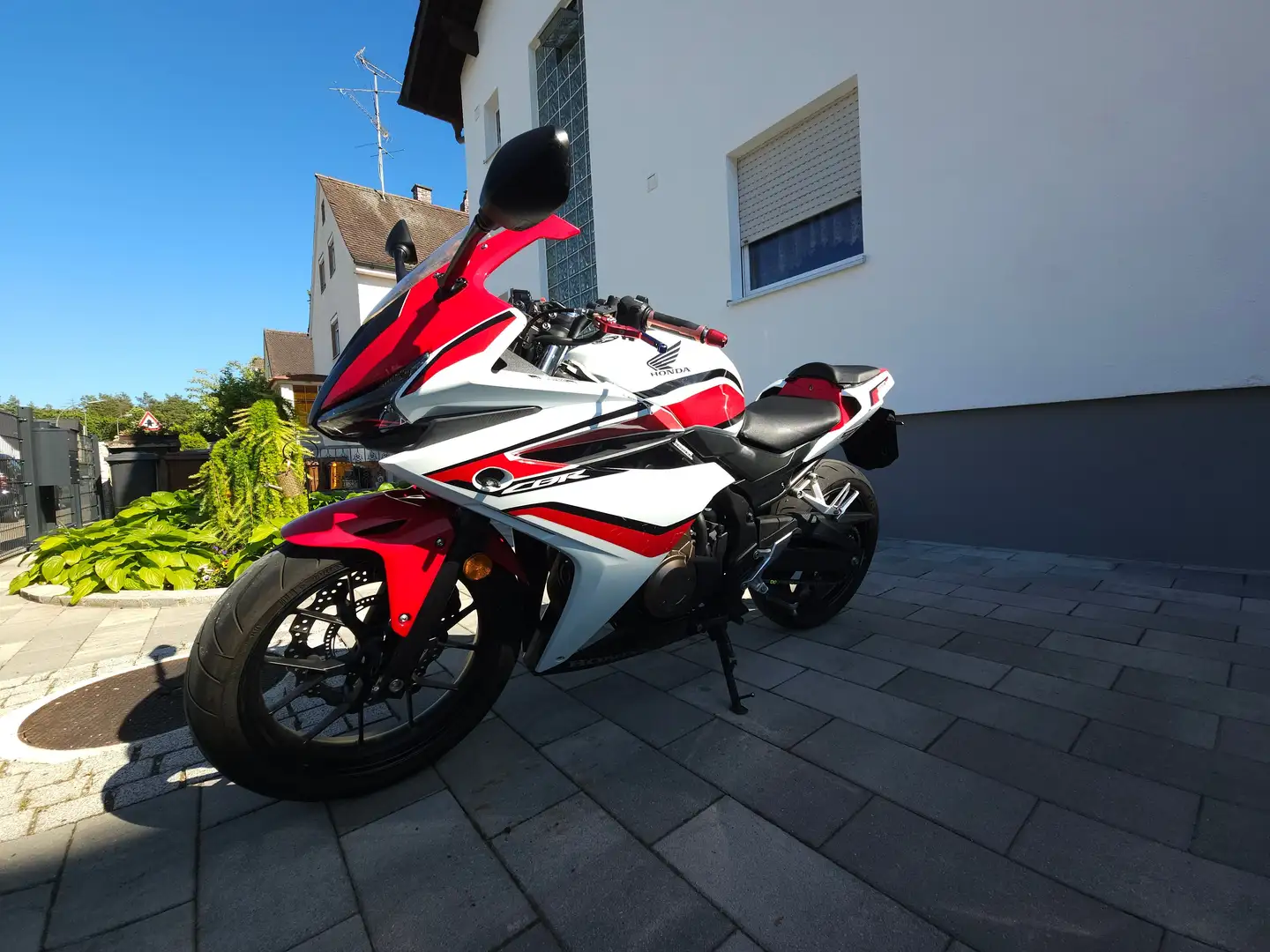 Honda CBR 500 R Blanc - 1