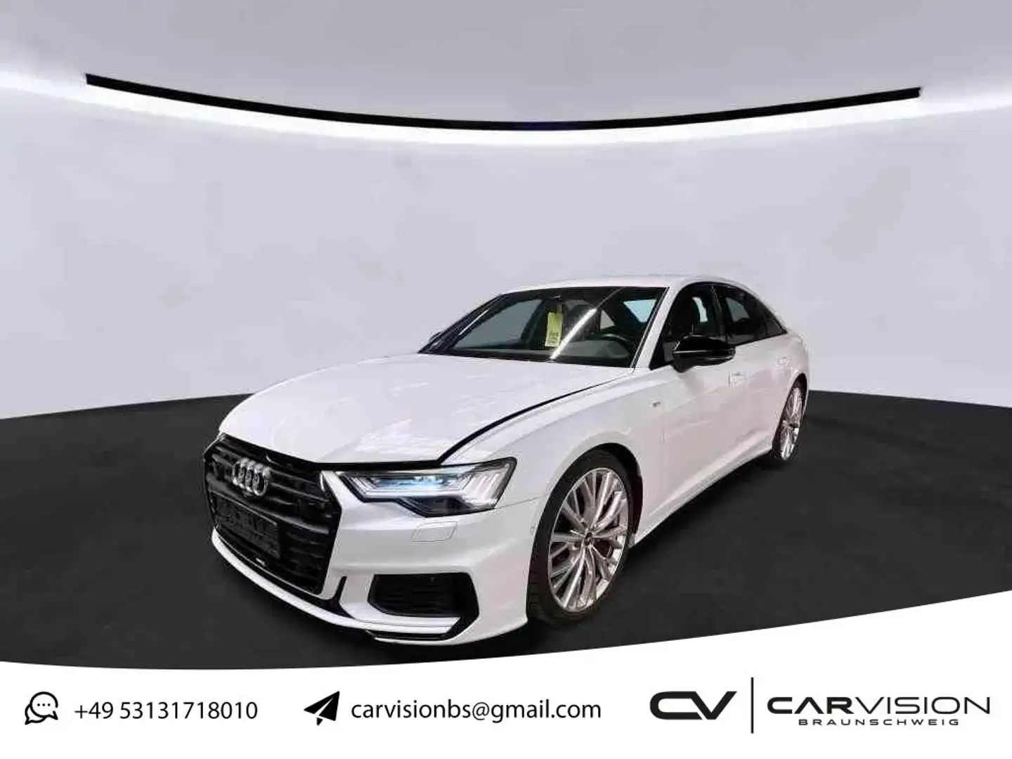 Audi A6 Limo 35 TDI *S-LINE PLUS*AHK*ViCo*BLACK-STYLE Blanc - 1