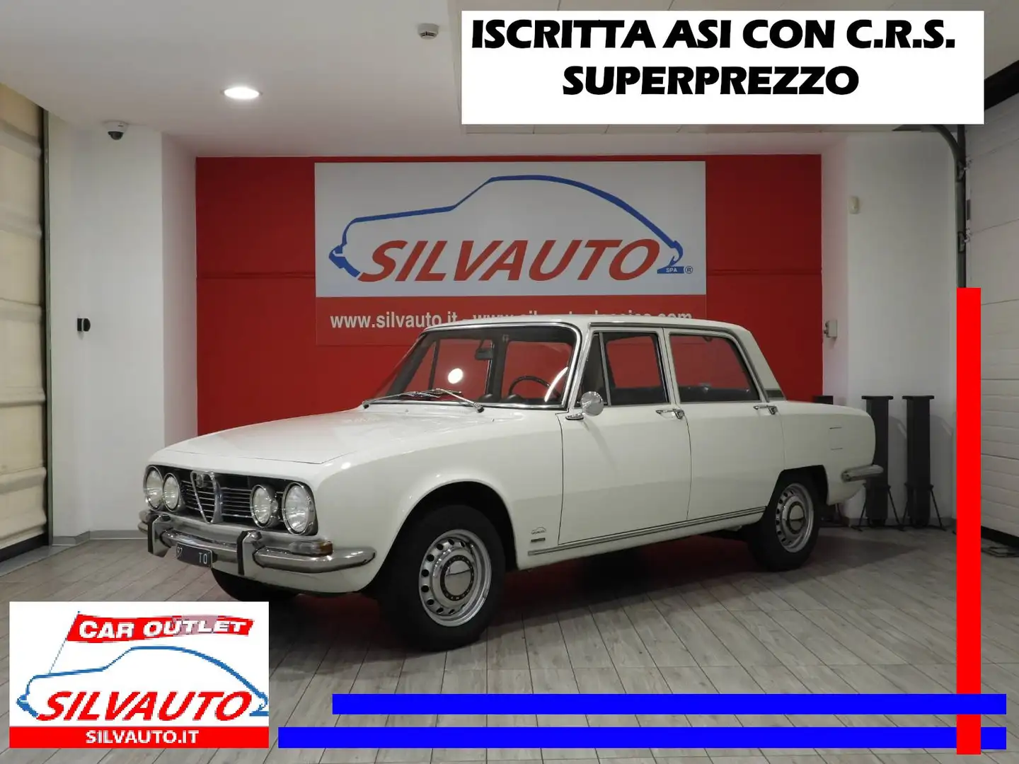 Alfa Romeo 1750 TIPO 105.48 - ISCRITTA ASI CON C.R.S. – SUPERPREZZO (1969) Weiß - 1