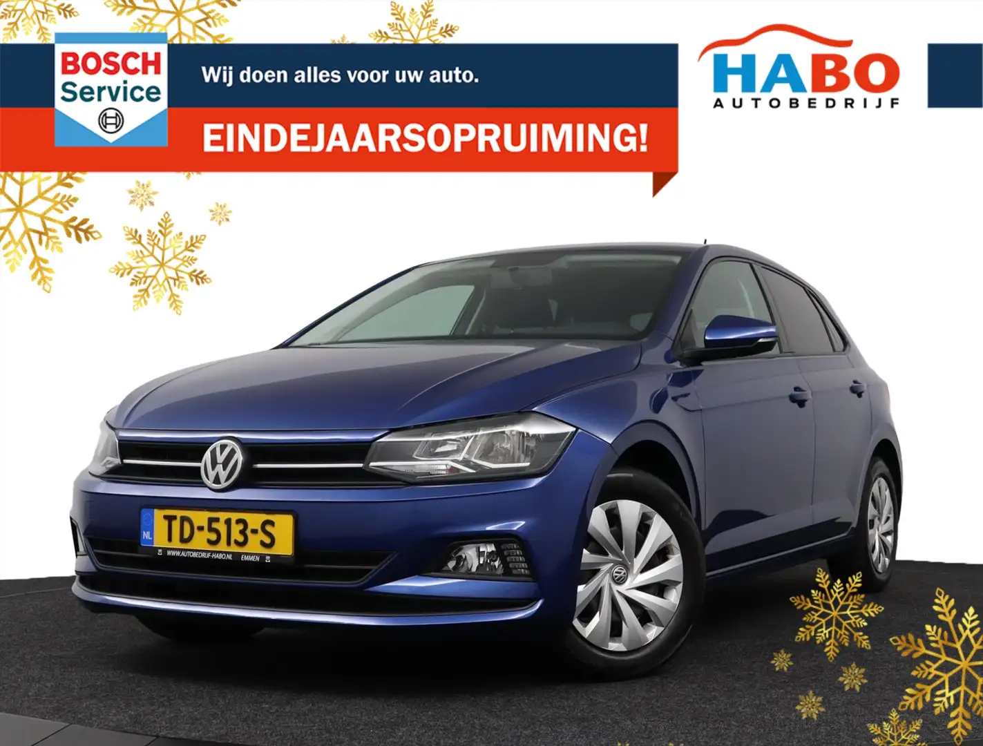 Volkswagen Polo 1.0 TSI COMFORTLINE 5DRS AC/ADAPTIVE.CRUISE/NAV/LI Blau - 1